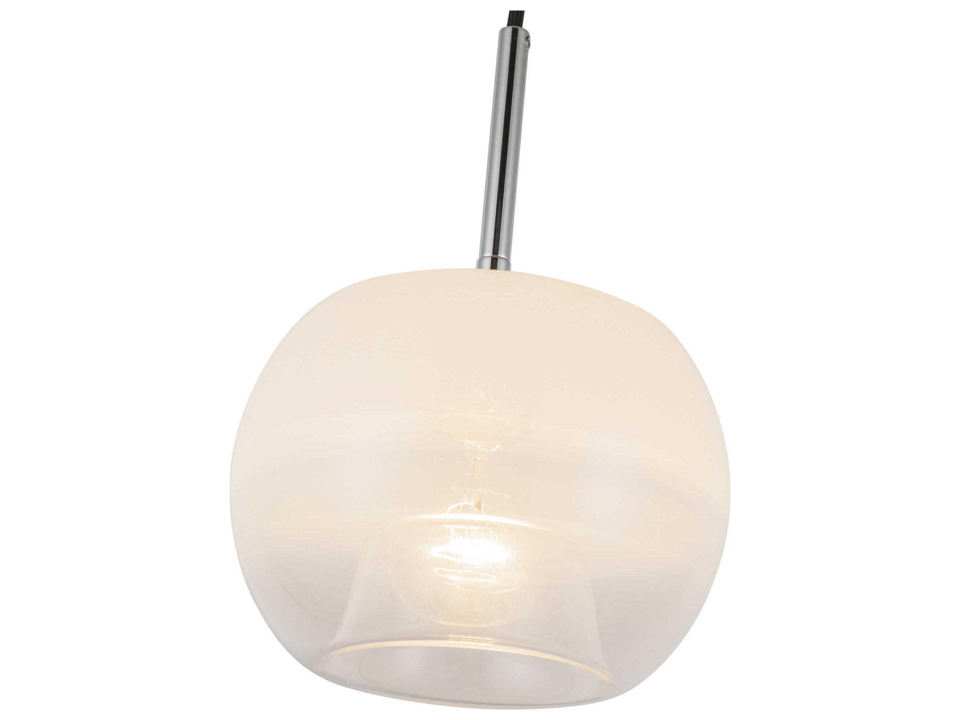 Kuzco Lighting Samar 1-Light Chrome Globe Mini Pendant