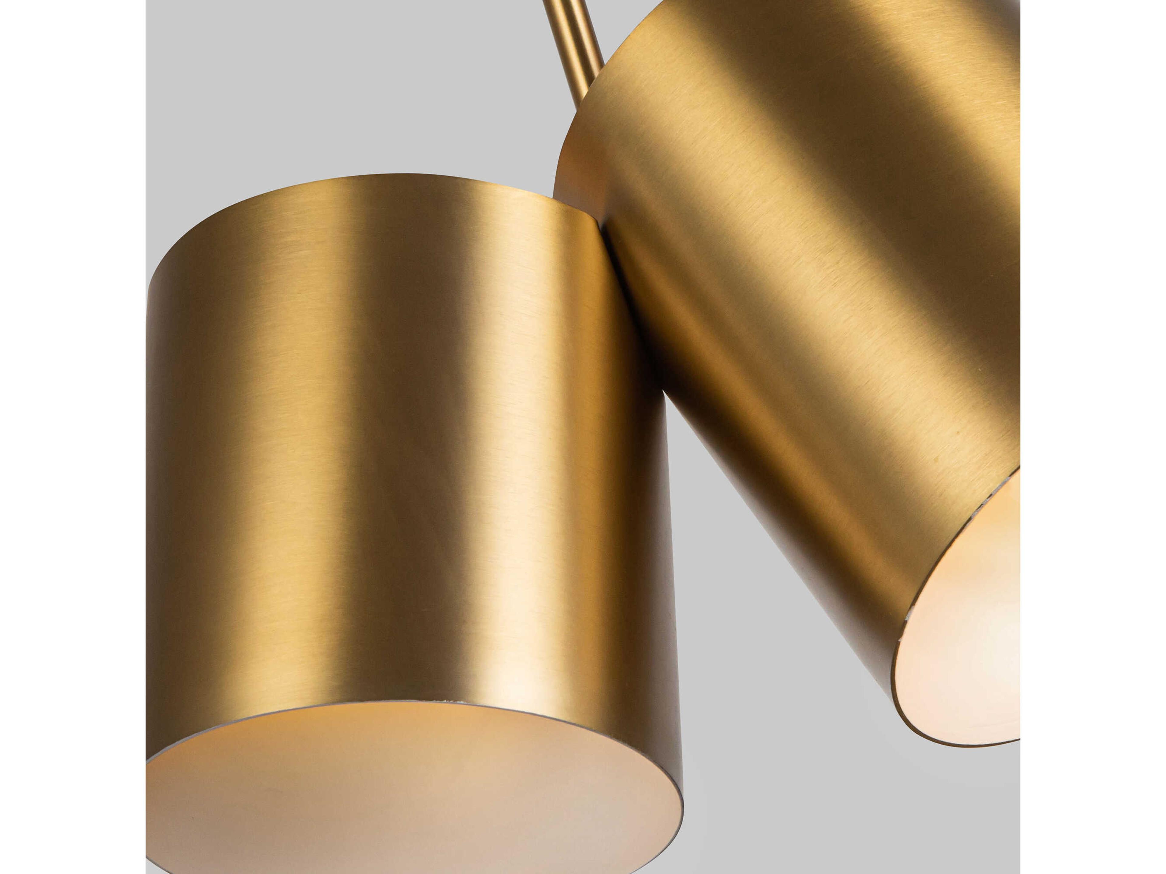 Kuzco Lighting Keiko 2-Light Brushed Gold Pendant