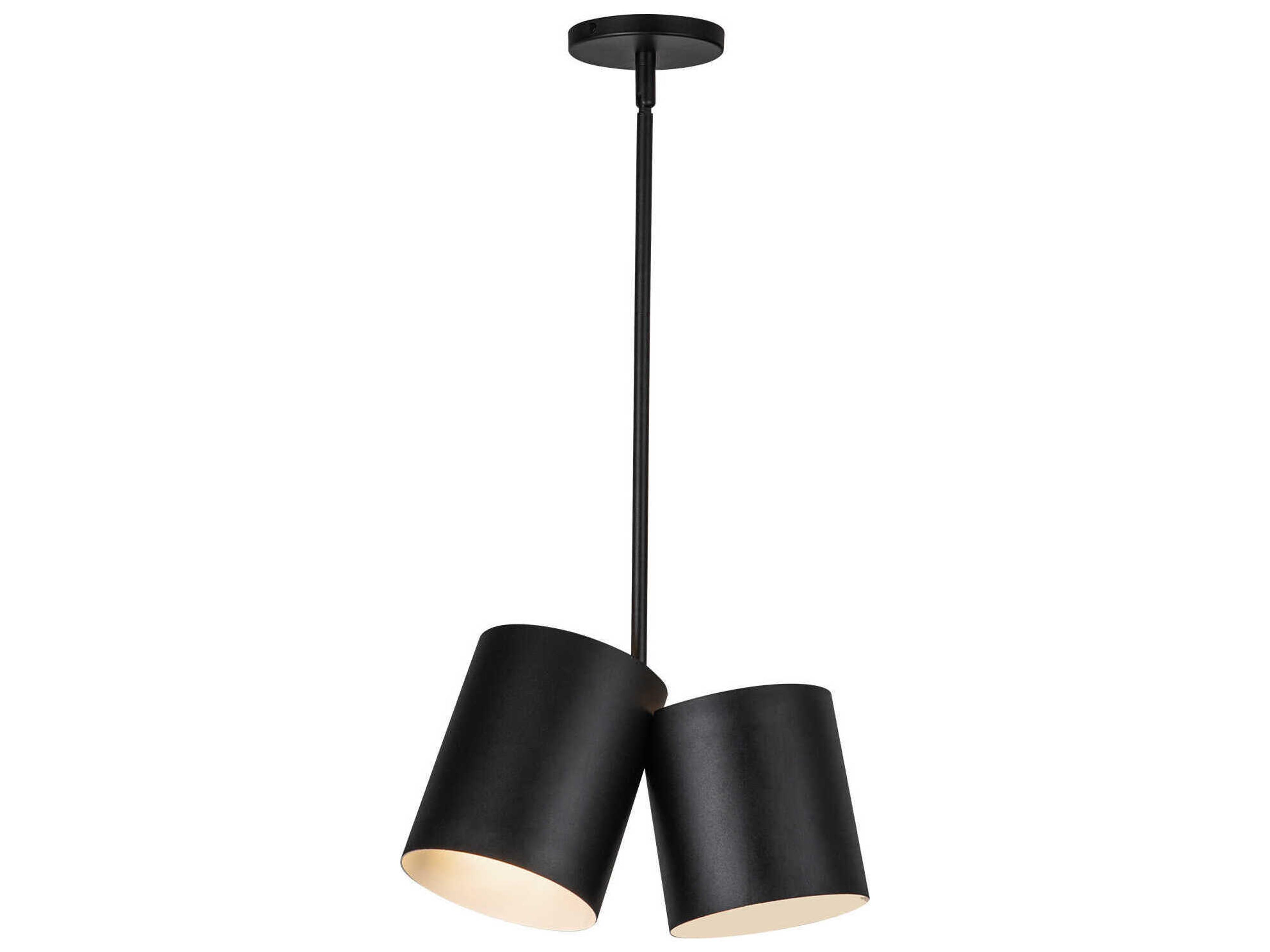 Keiko 2-Light Black Pendant