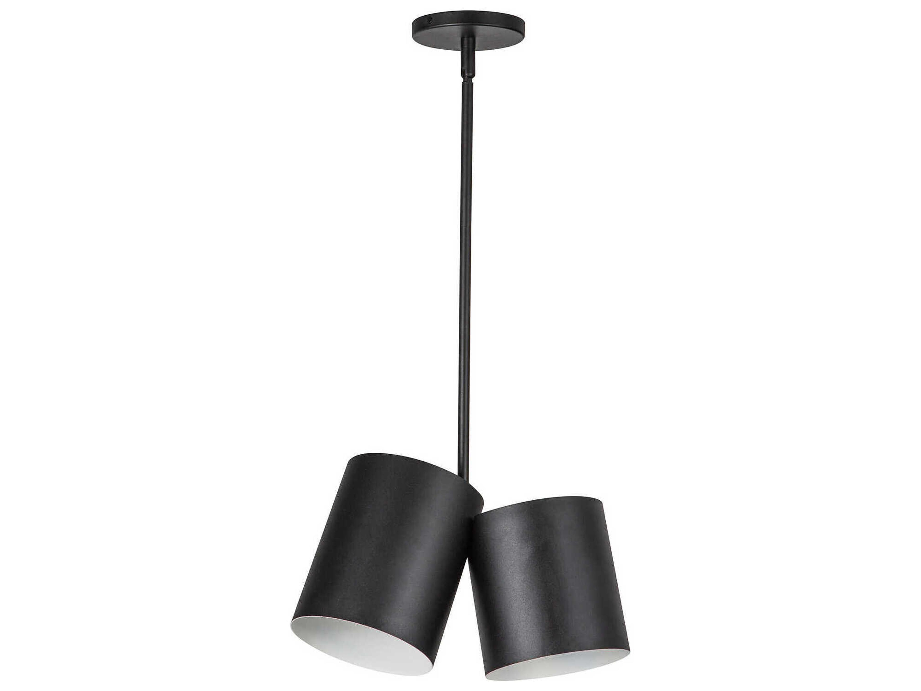 Kuzco Lighting Keiko 2-Light Black Pendant