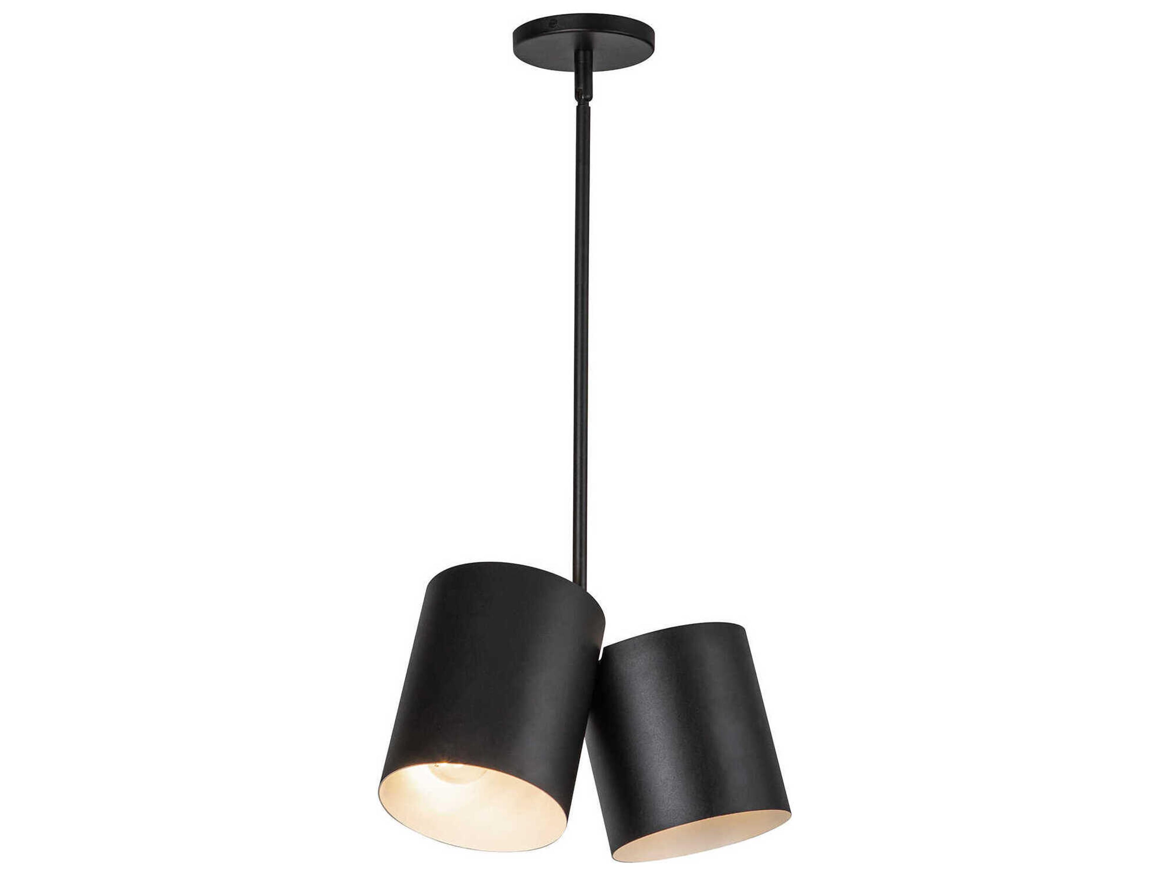Kuzco Lighting Keiko 2-Light Black Pendant