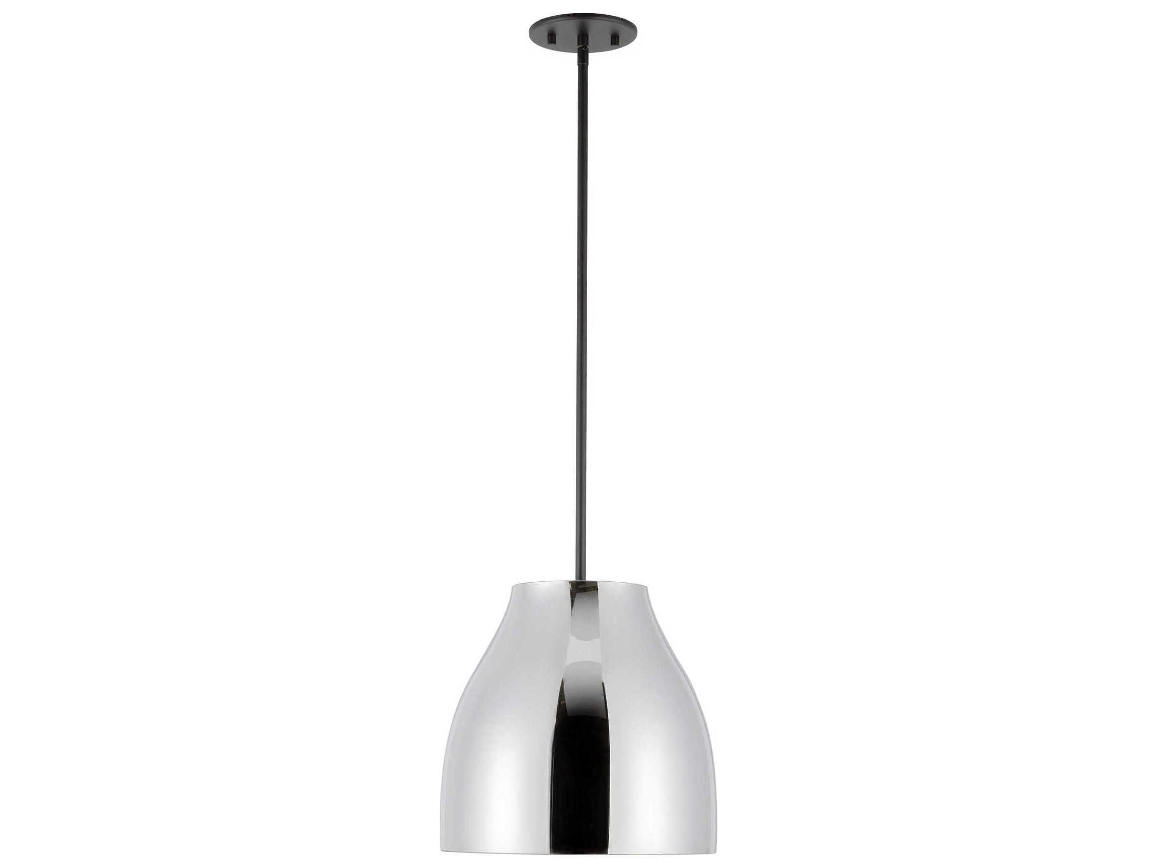 Kuzco Lighting Trinity Black Chrome Mini Pendant