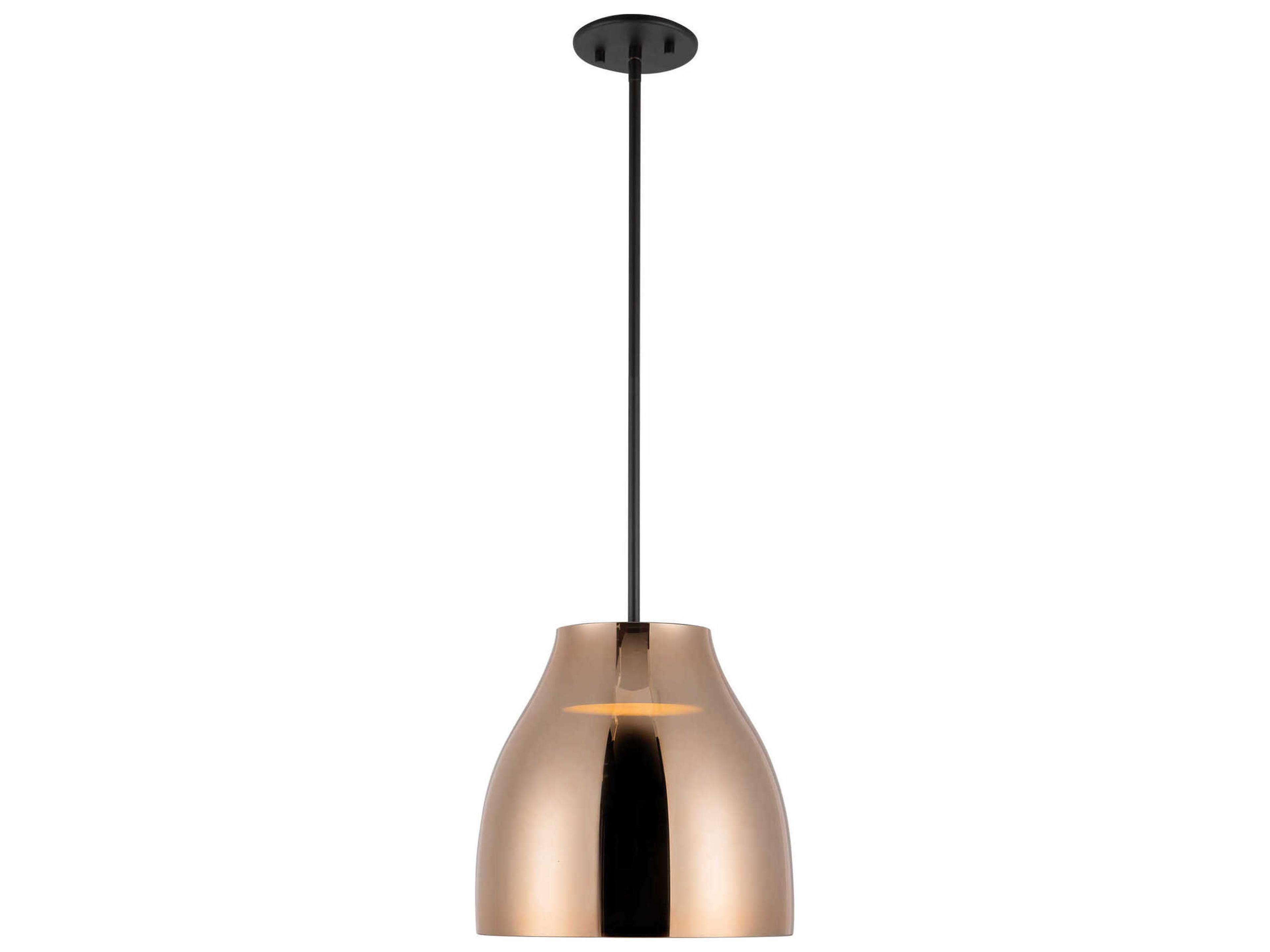 Kuzco Lighting Trinity Black Copper Mini Pendant
