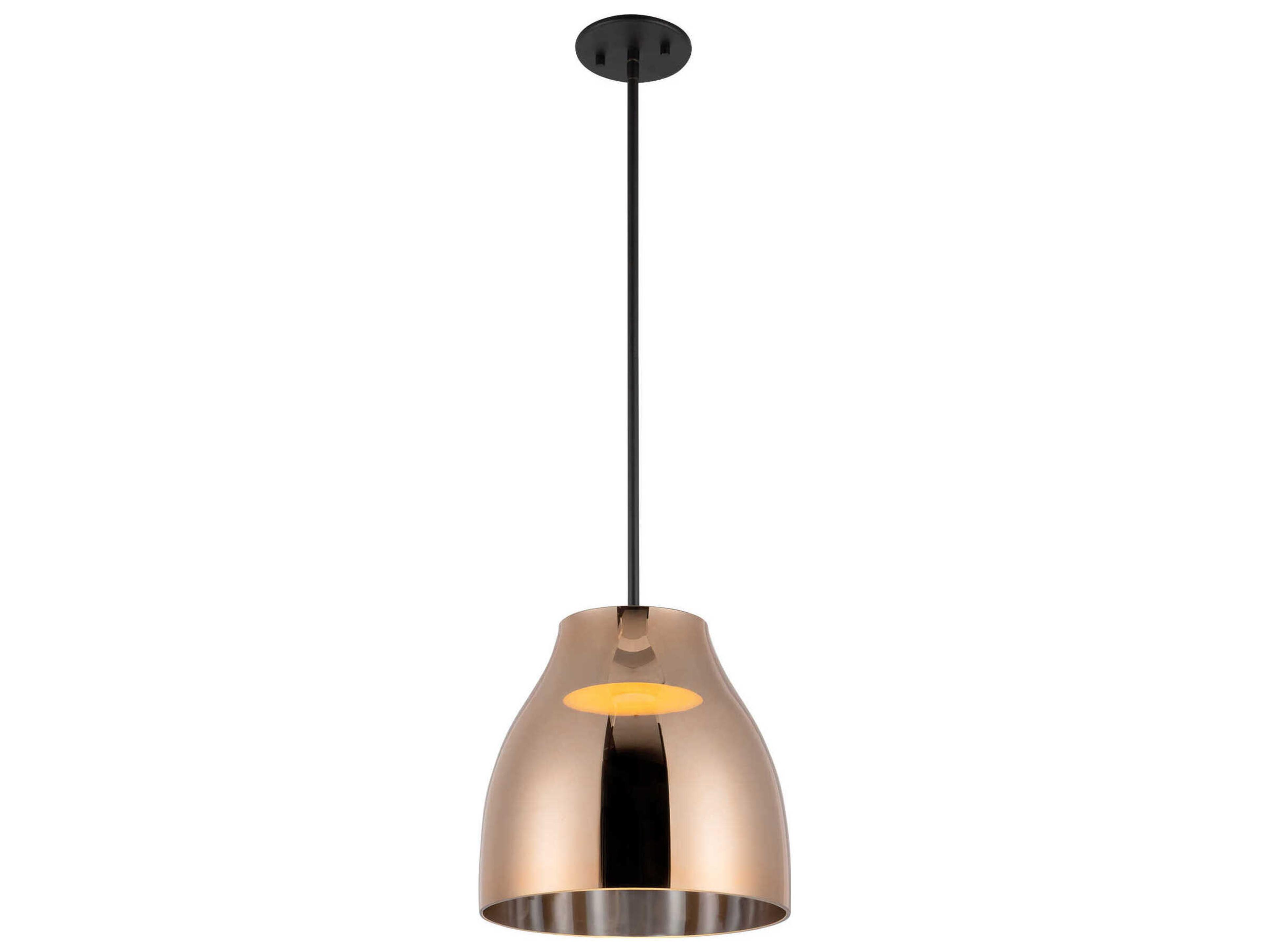Kuzco Lighting Trinity Black Copper Mini Pendant