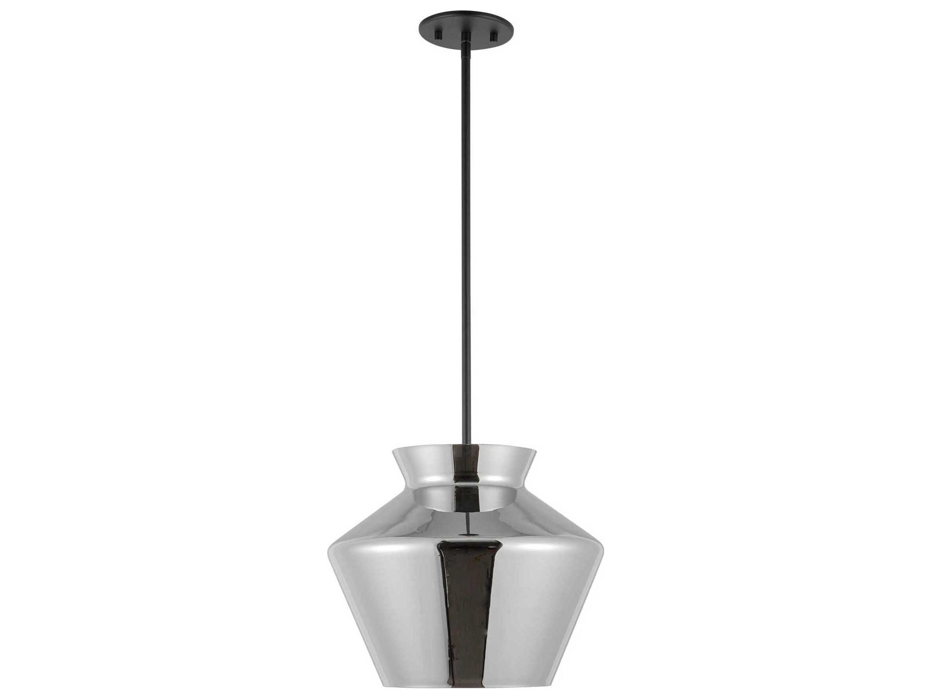 Kuzco Lighting Trinity Black Chrome Pendant