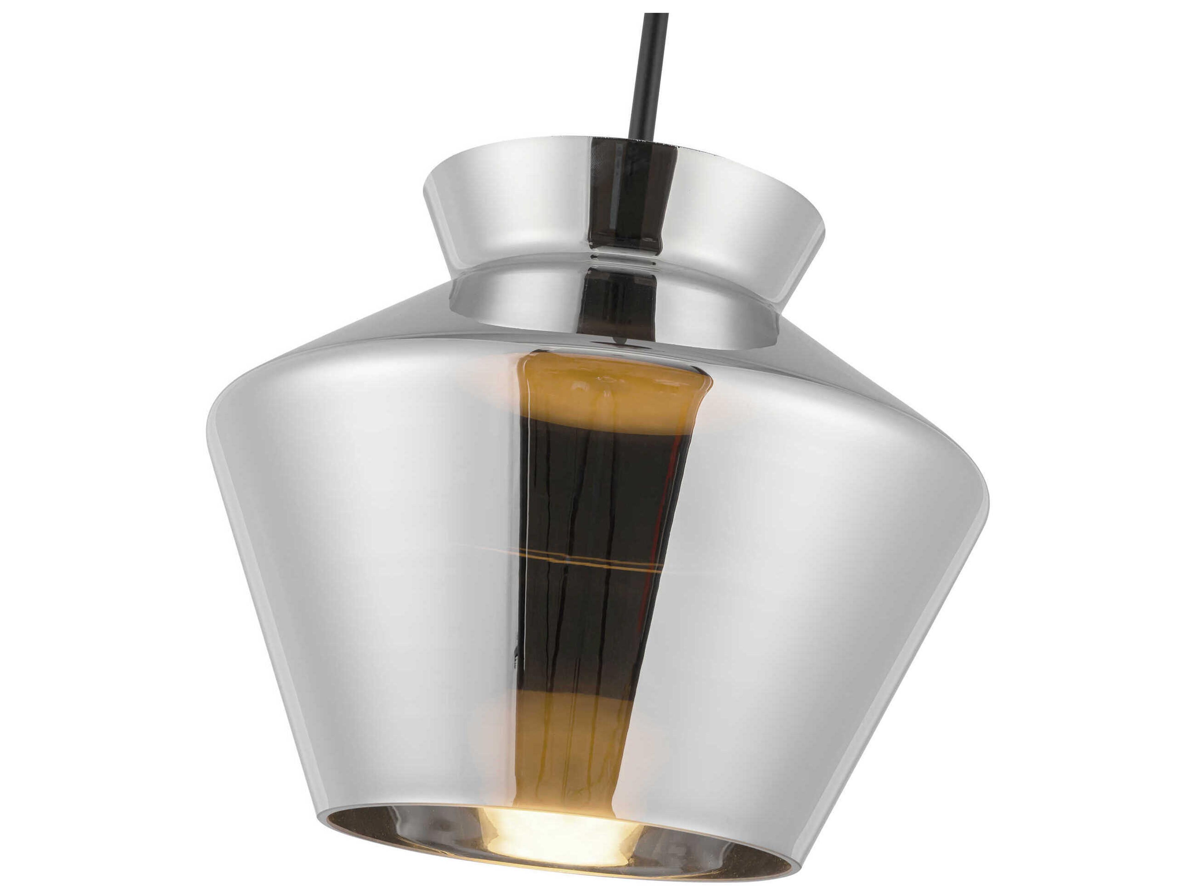 Kuzco Lighting Trinity Black Chrome Pendant