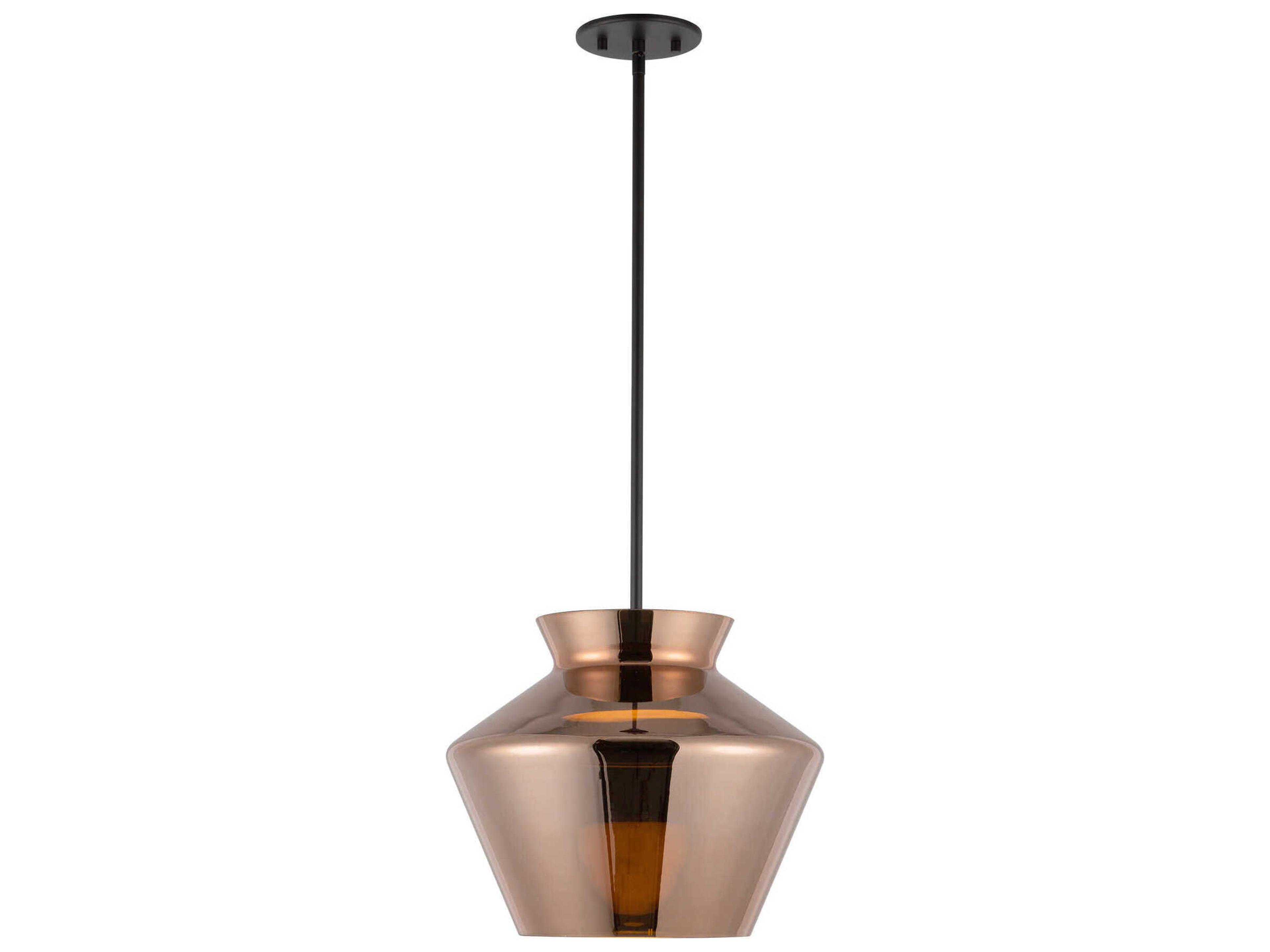 Kuzco Lighting Trinity Black Copper Pendant