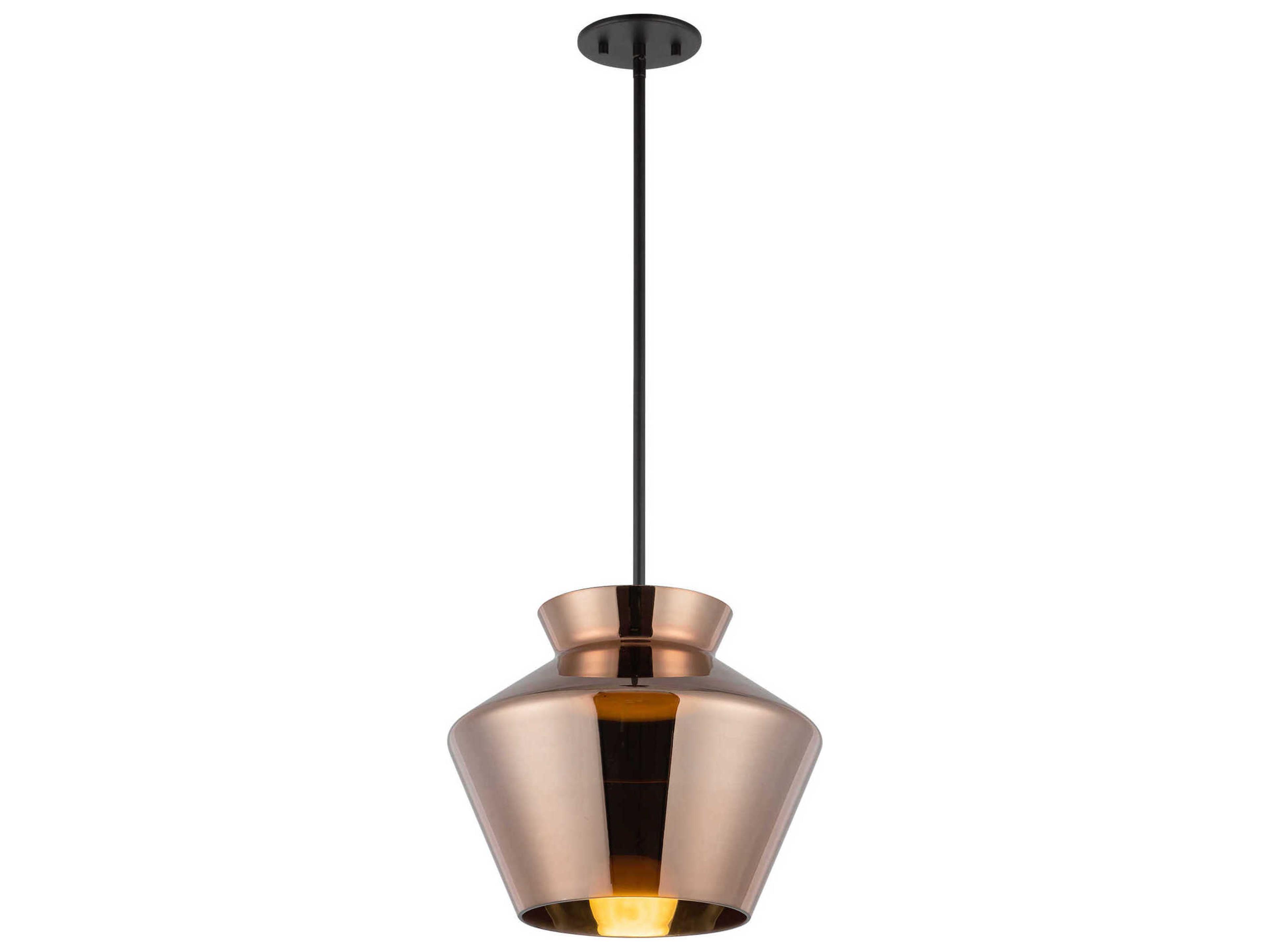 Kuzco Lighting Trinity Black Copper Pendant