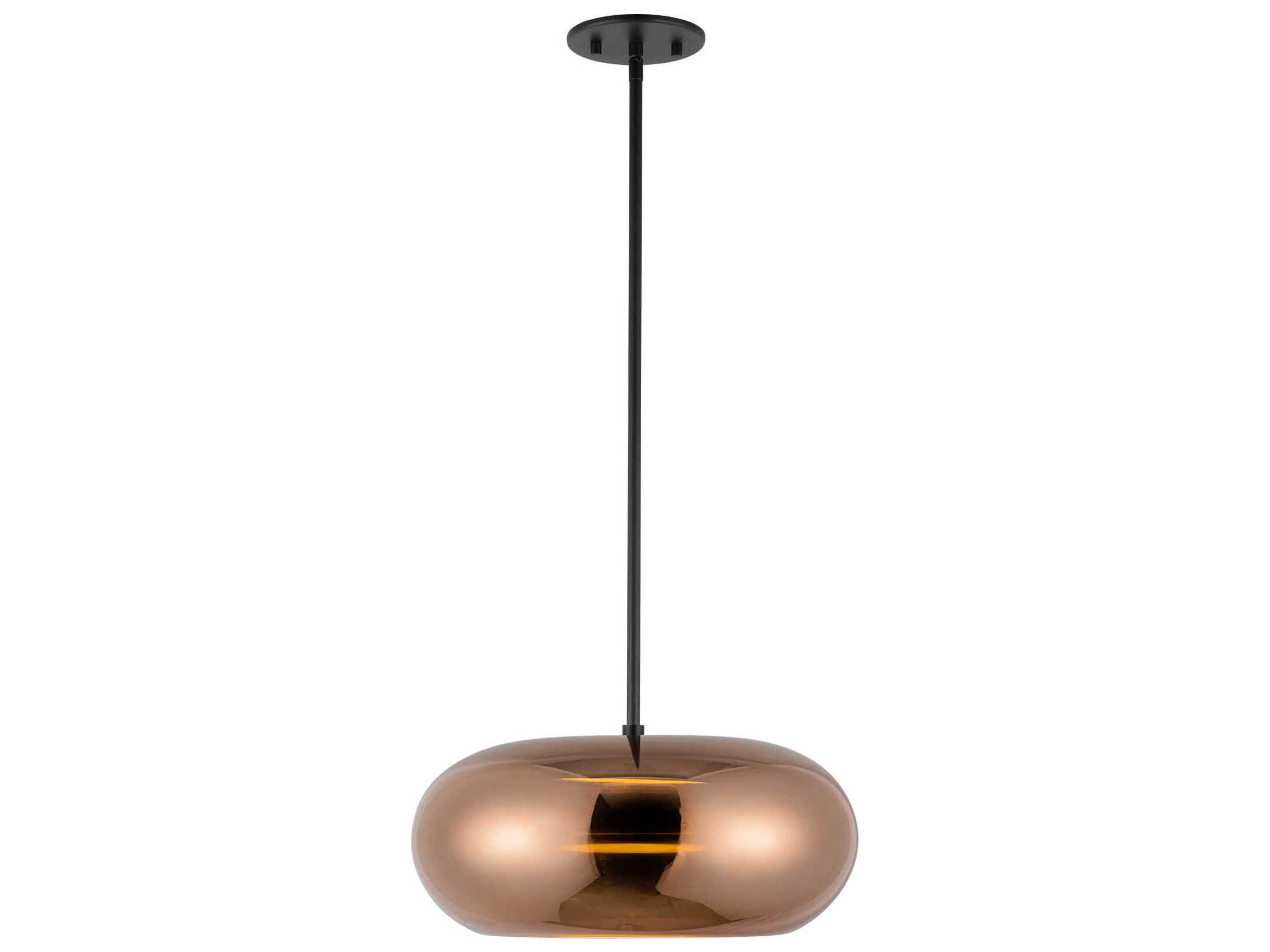 Kuzco Lighting Trinity Black Copper Pendant