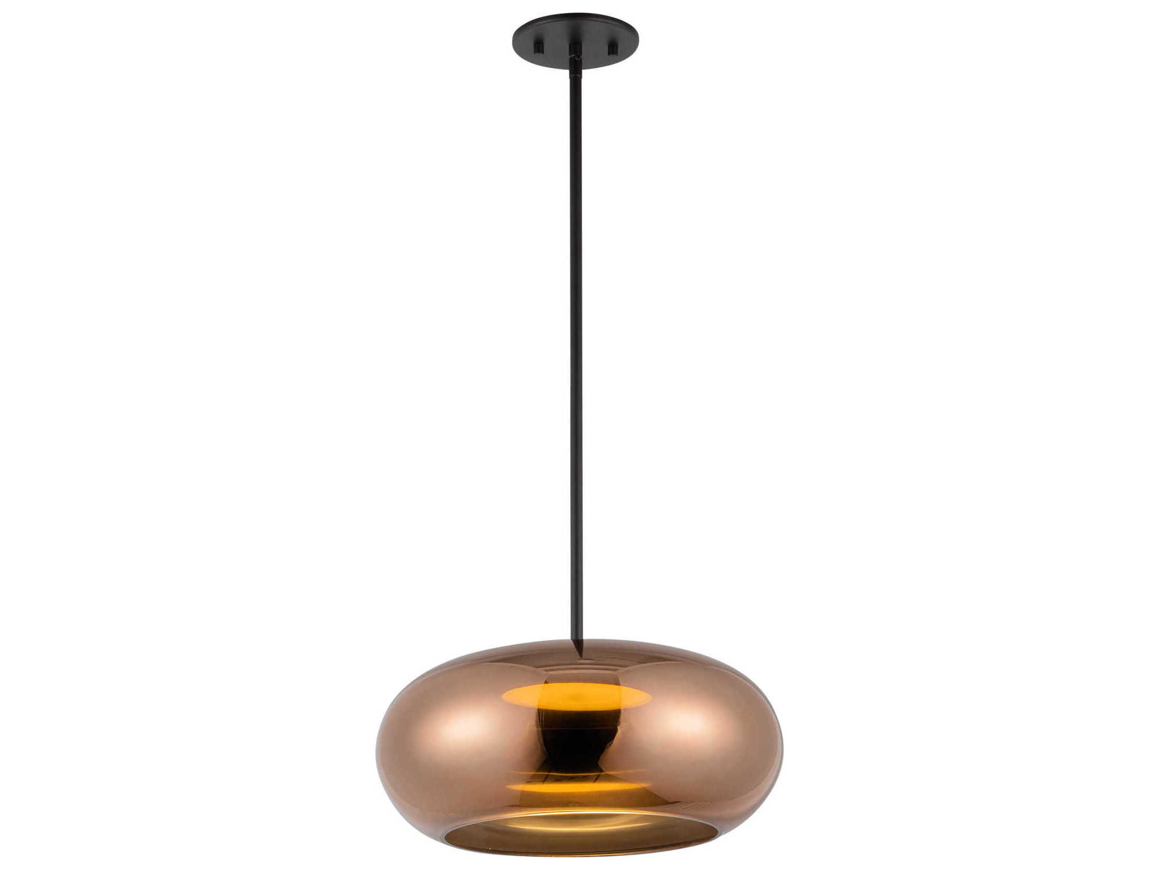 Kuzco Lighting Trinity Black Copper Pendant