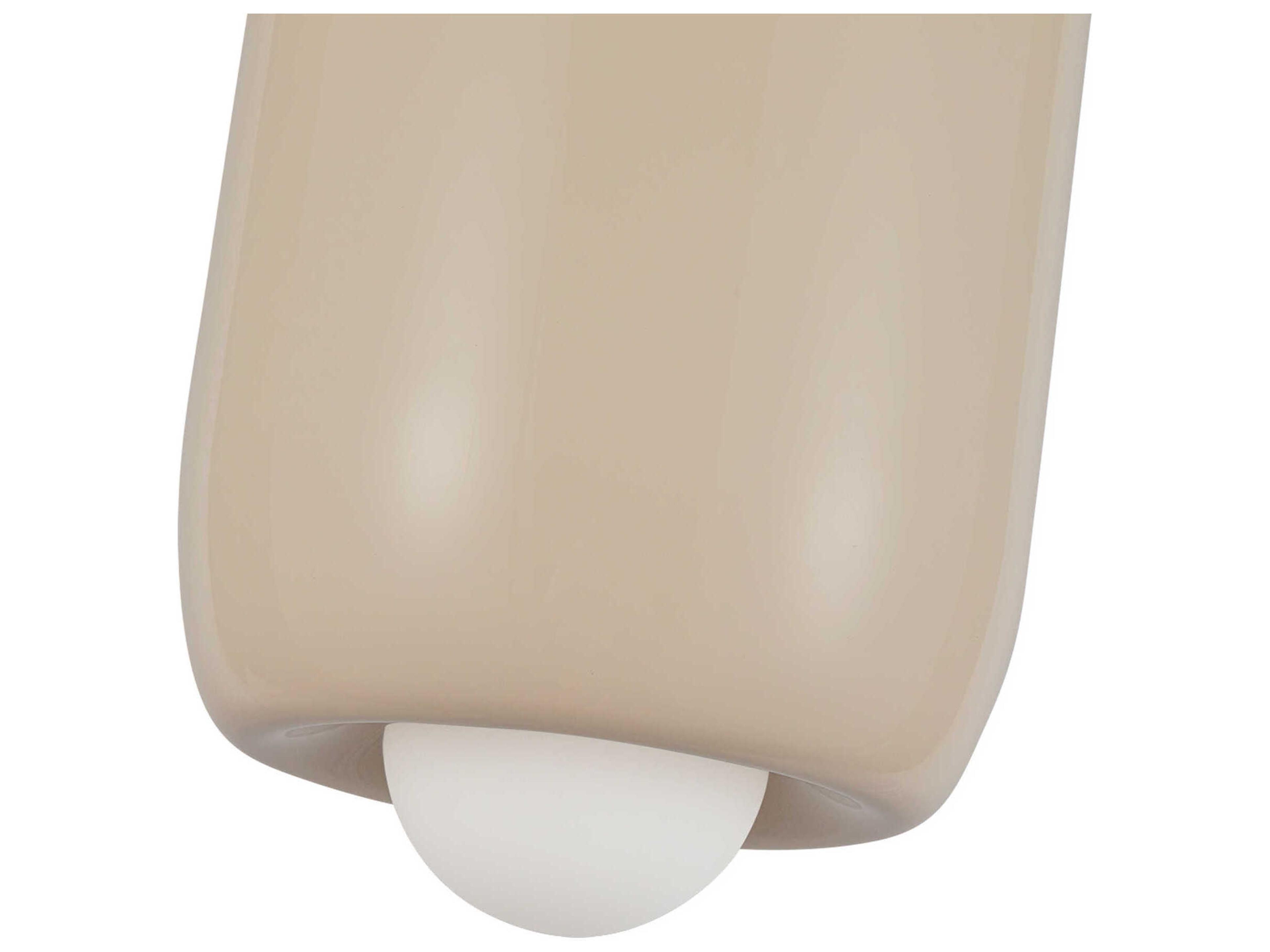 Kuzco Lighting Hayden Pearl White Cylinder Mini Pendant