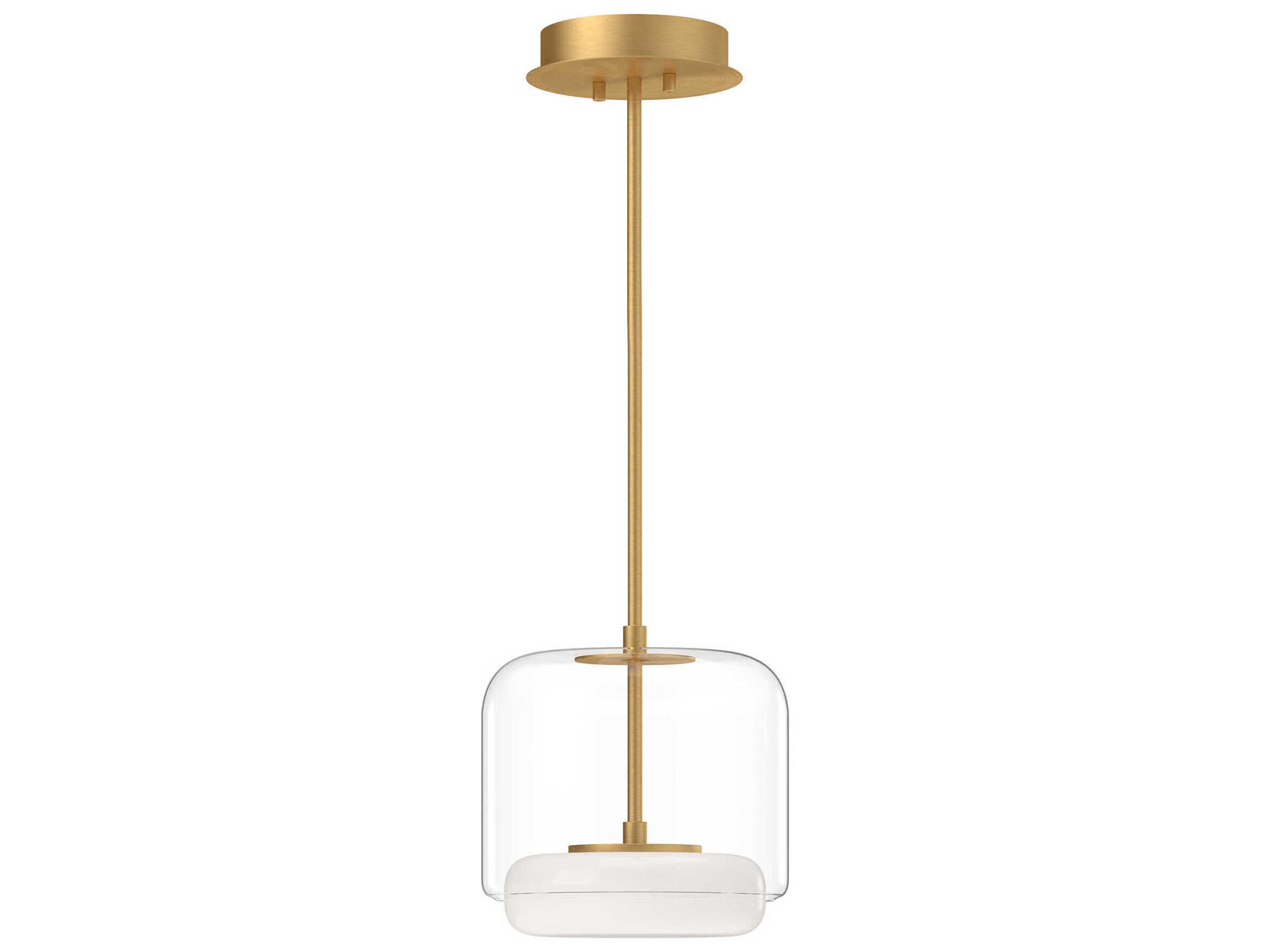Enkel Brushed Gold Mini Pendant