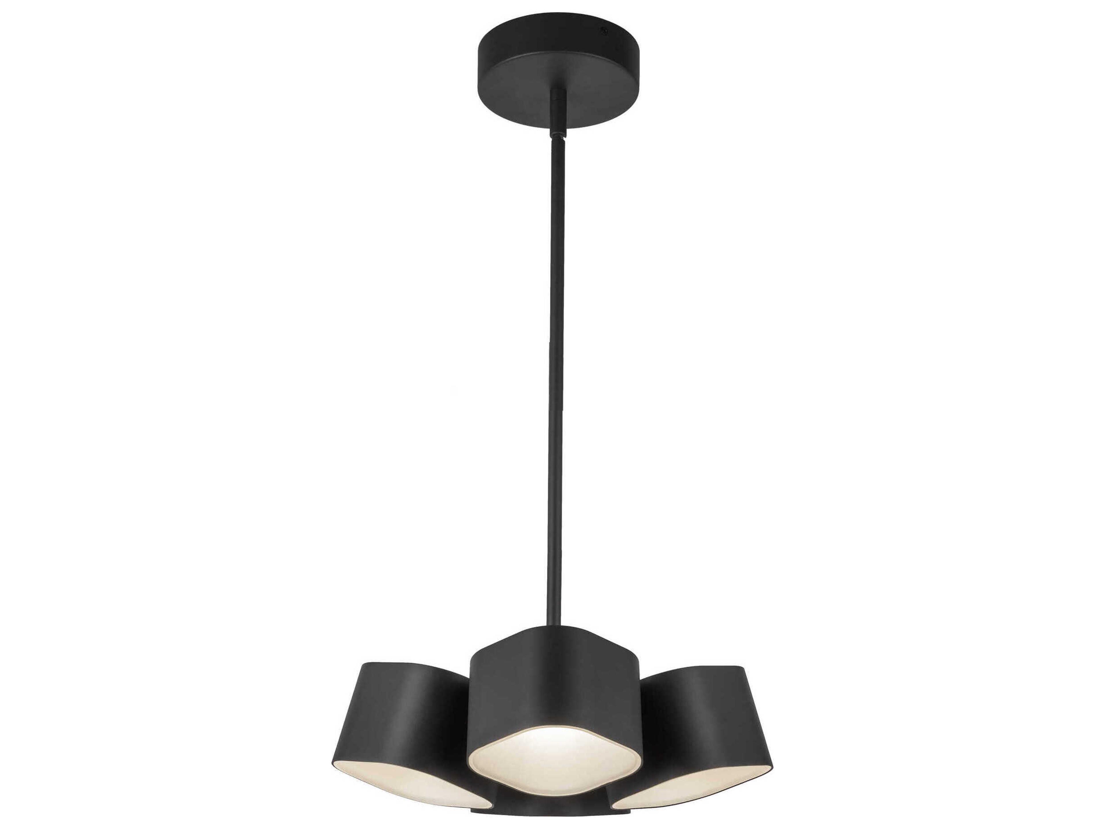 Kuzco Lighting Arena Black Geometric Pendant