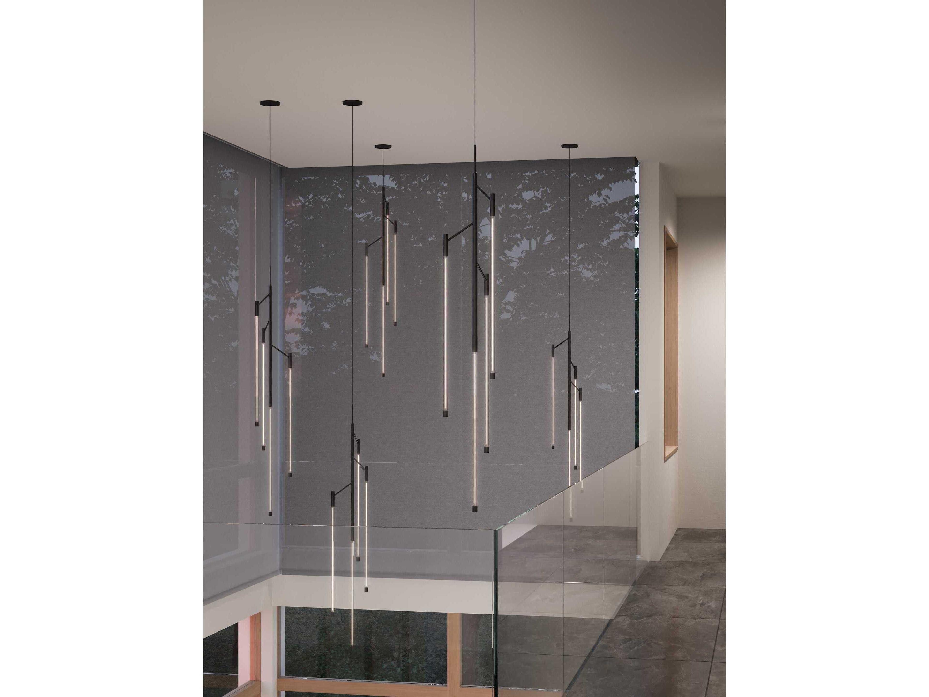 Kuzco Lighting Motif Black Linear Mini Pendant