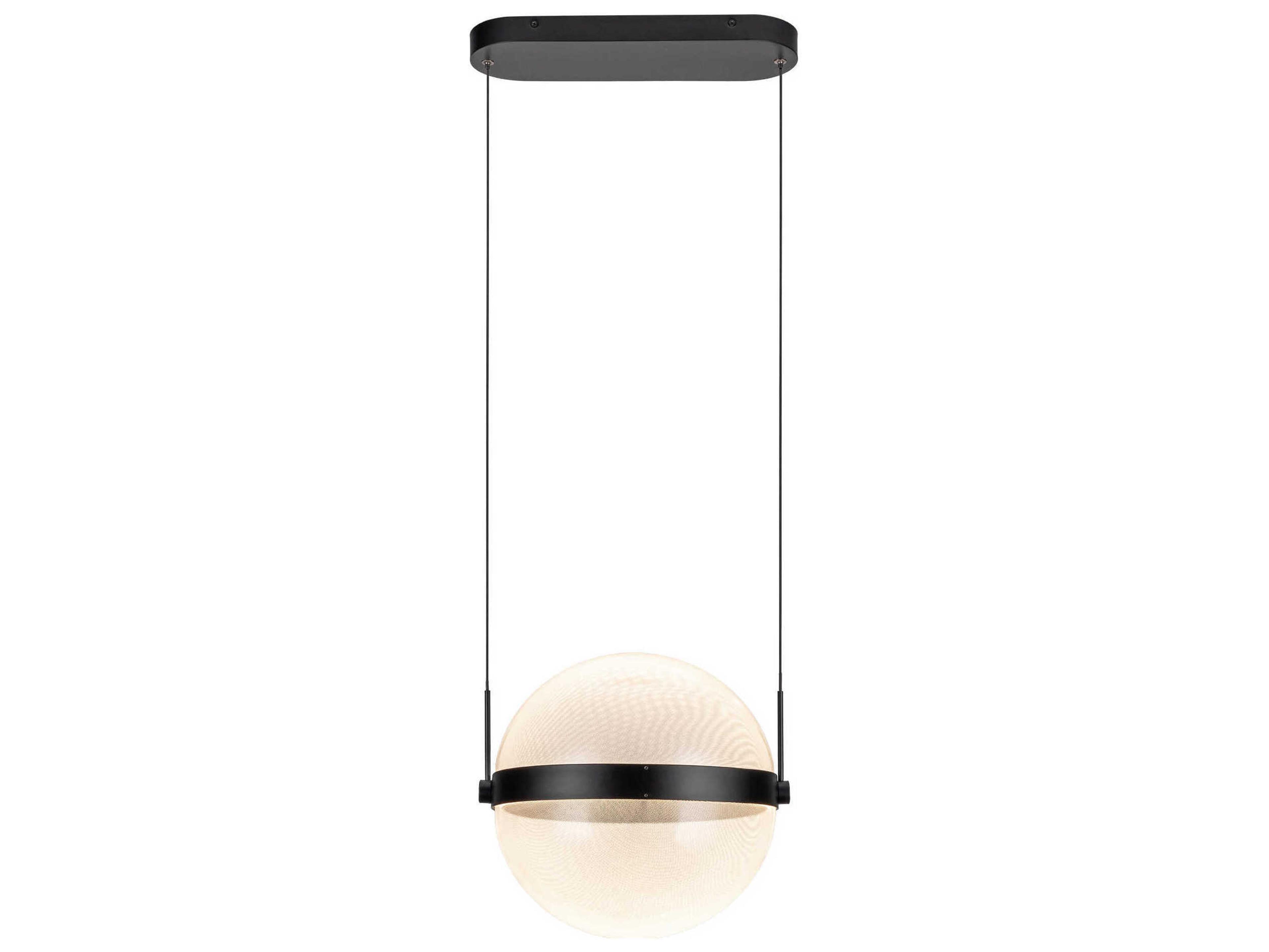 Kuzco Lighting Pisces Black Globe Mini Pendant