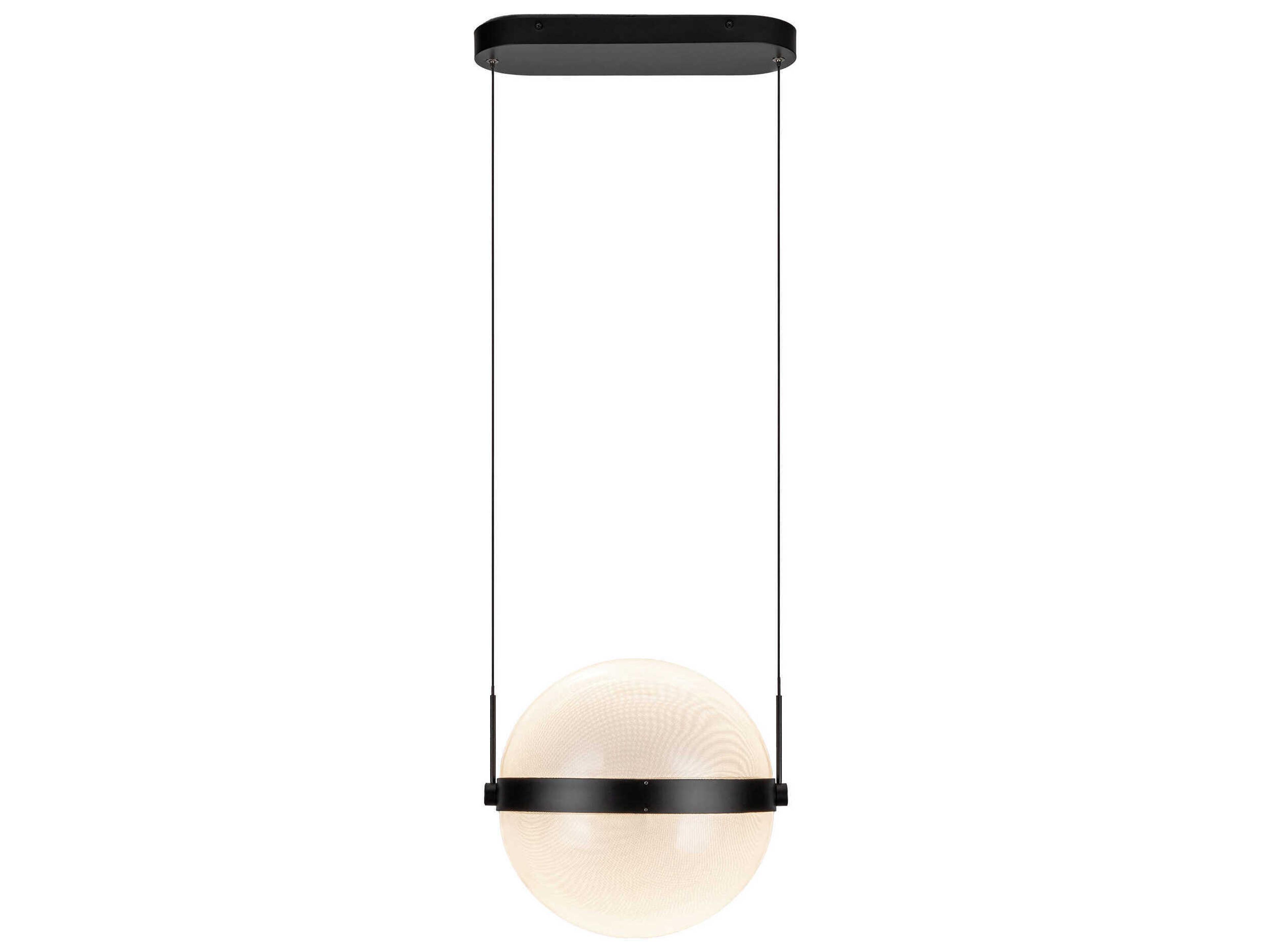 Kuzco Lighting Pisces Black Globe Mini Pendant