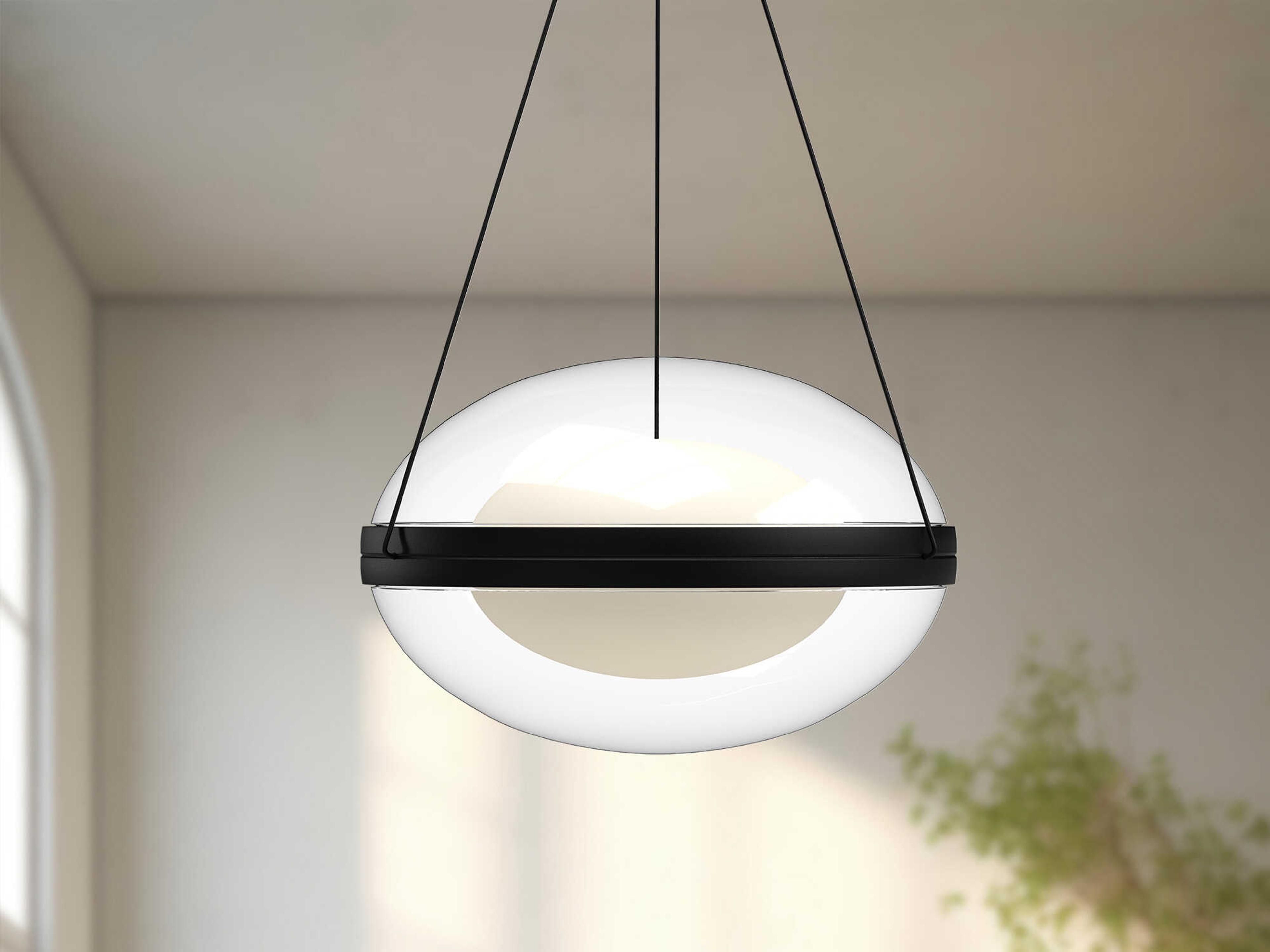 Kuzco Lighting Virgo Black Globe Mini Pendant