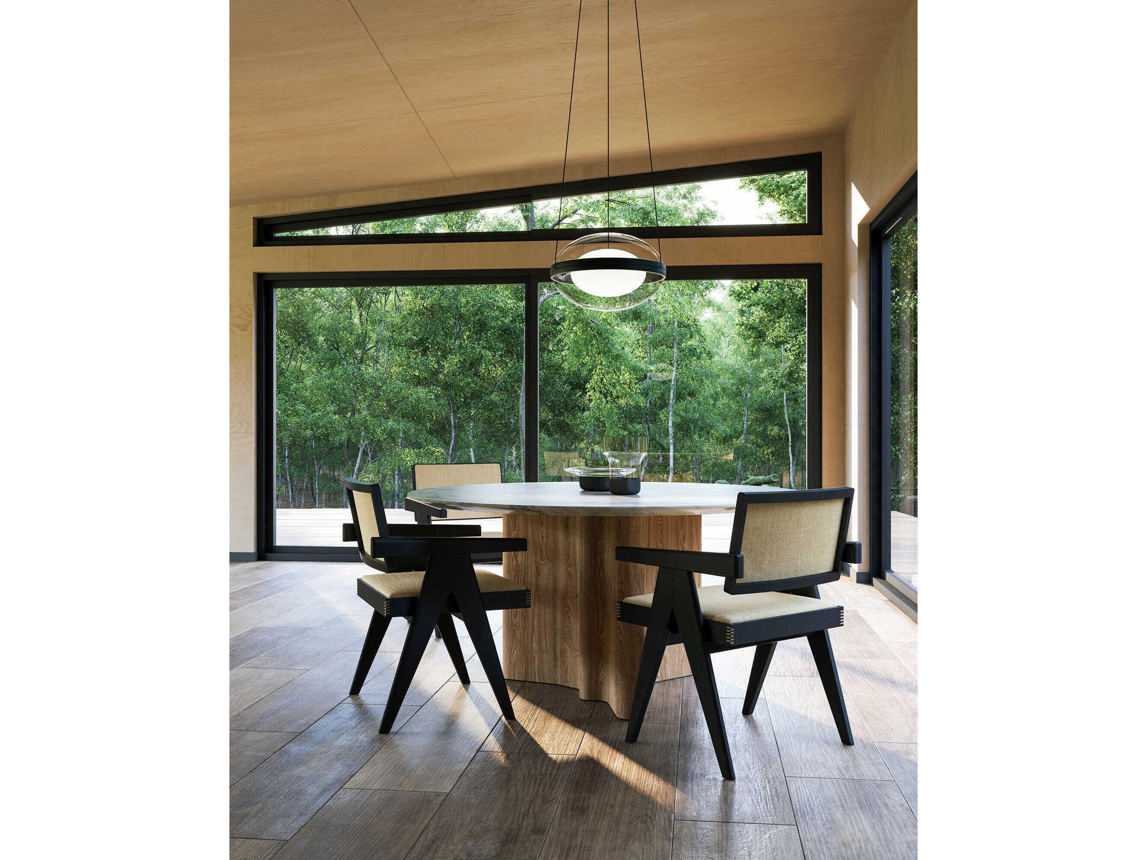 Kuzco Lighting Virgo Black Globe Pendant