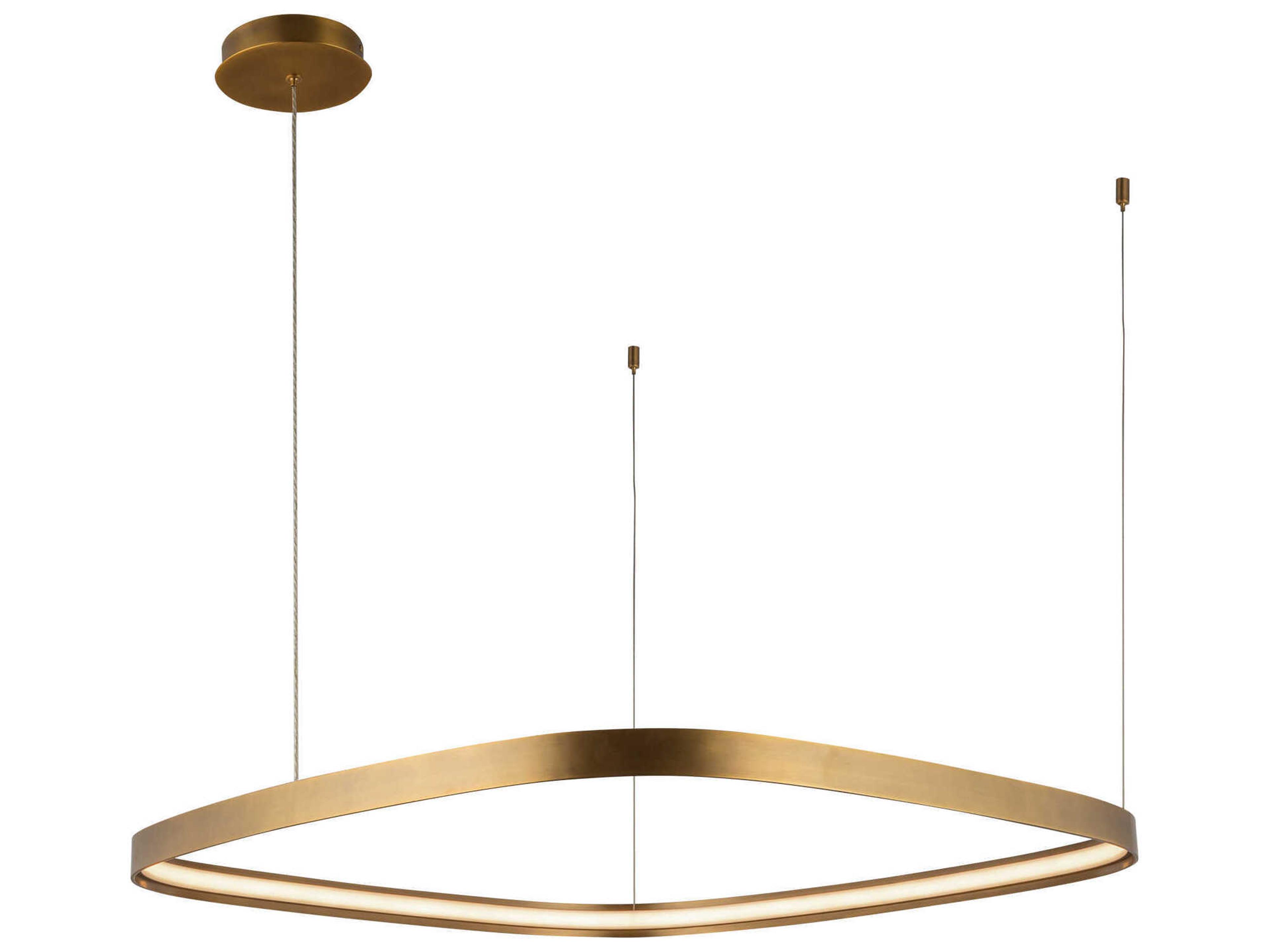 Yukon Vintage Brass Pendant