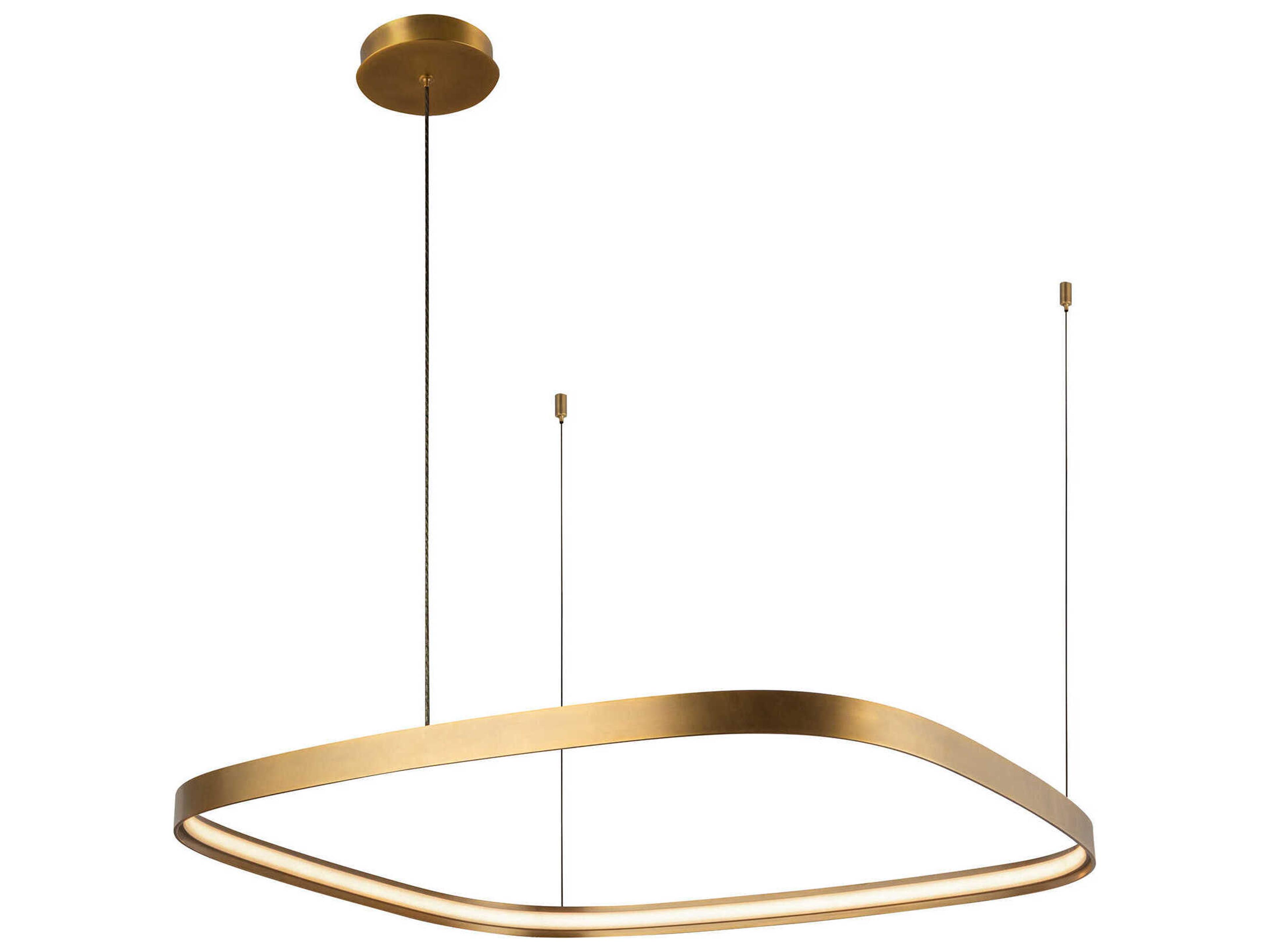 Kuzco Lighting Yukon Vintage Brass Pendant