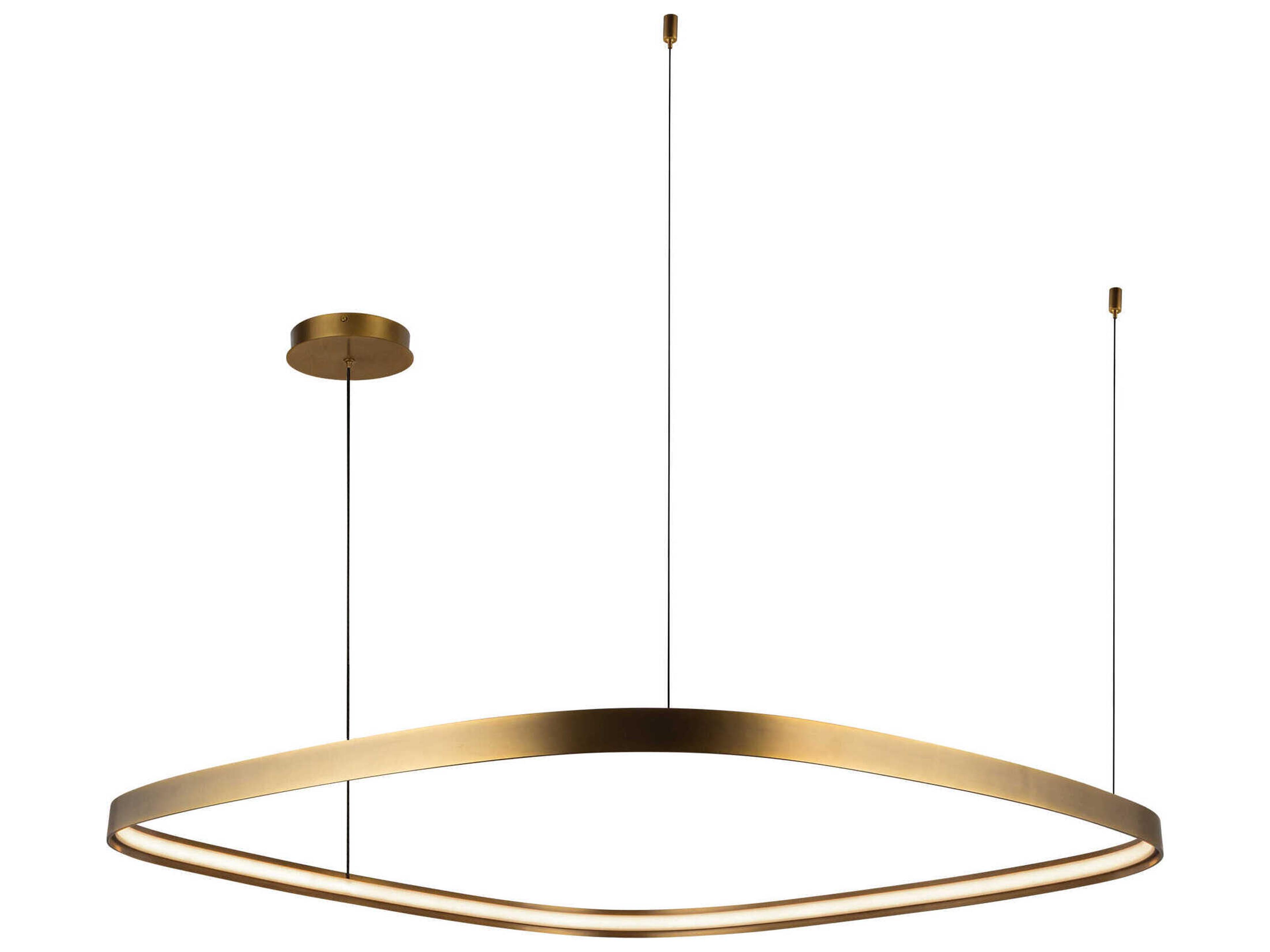 Yukon Vintage Brass Pendant