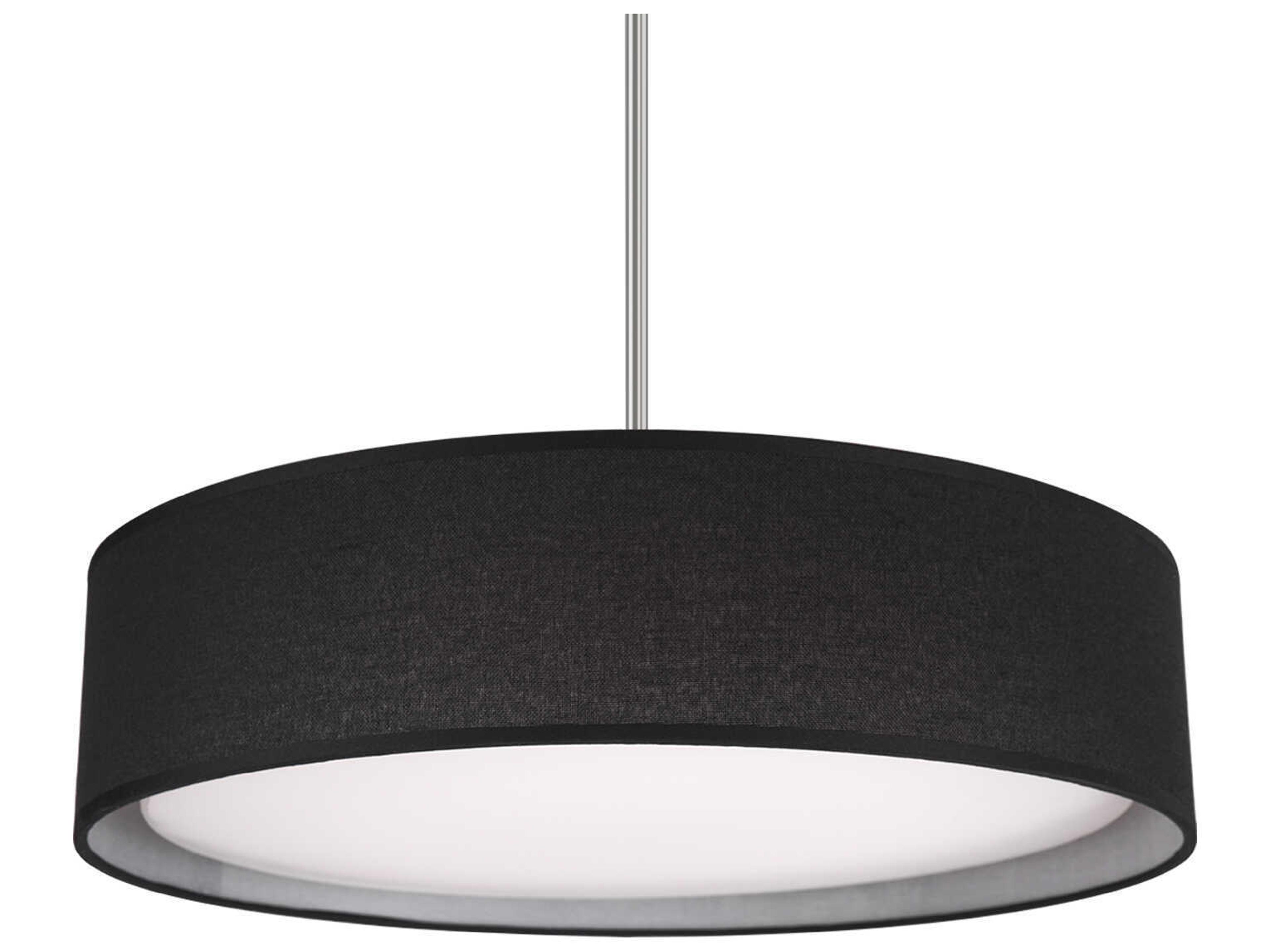 Dalton Black Drum Pendant