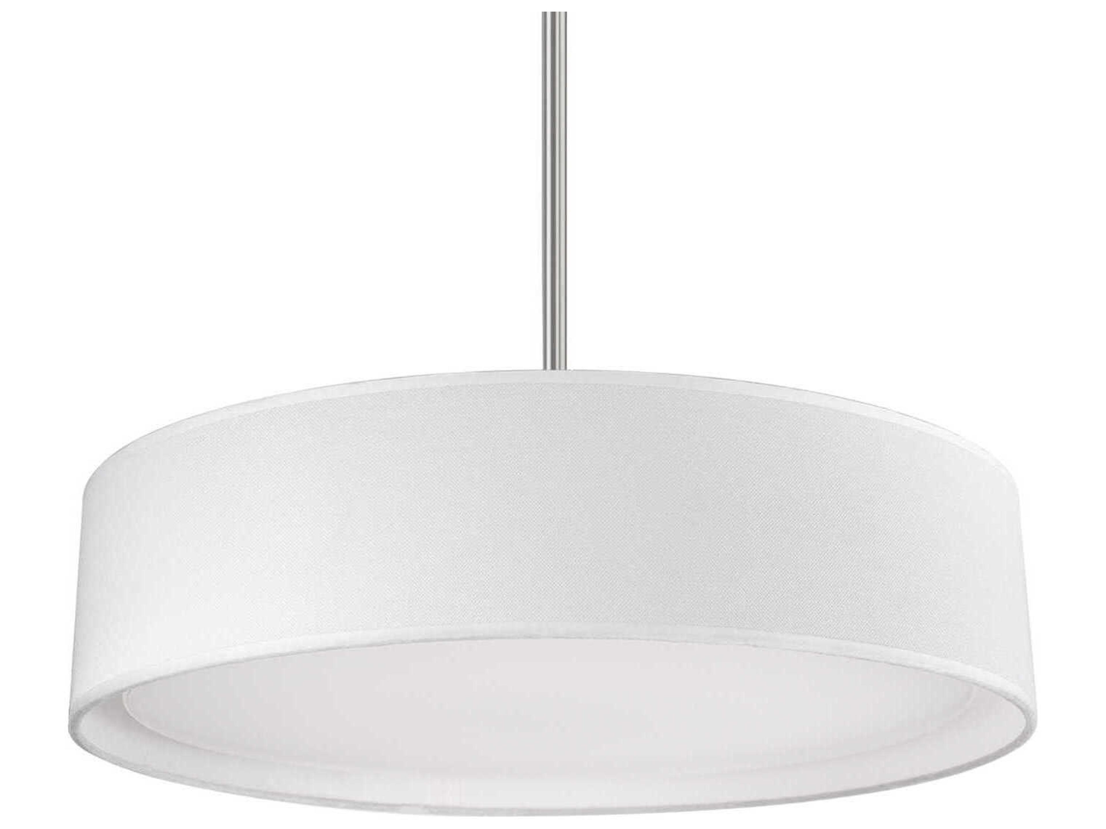 Dalton White Drum Pendant