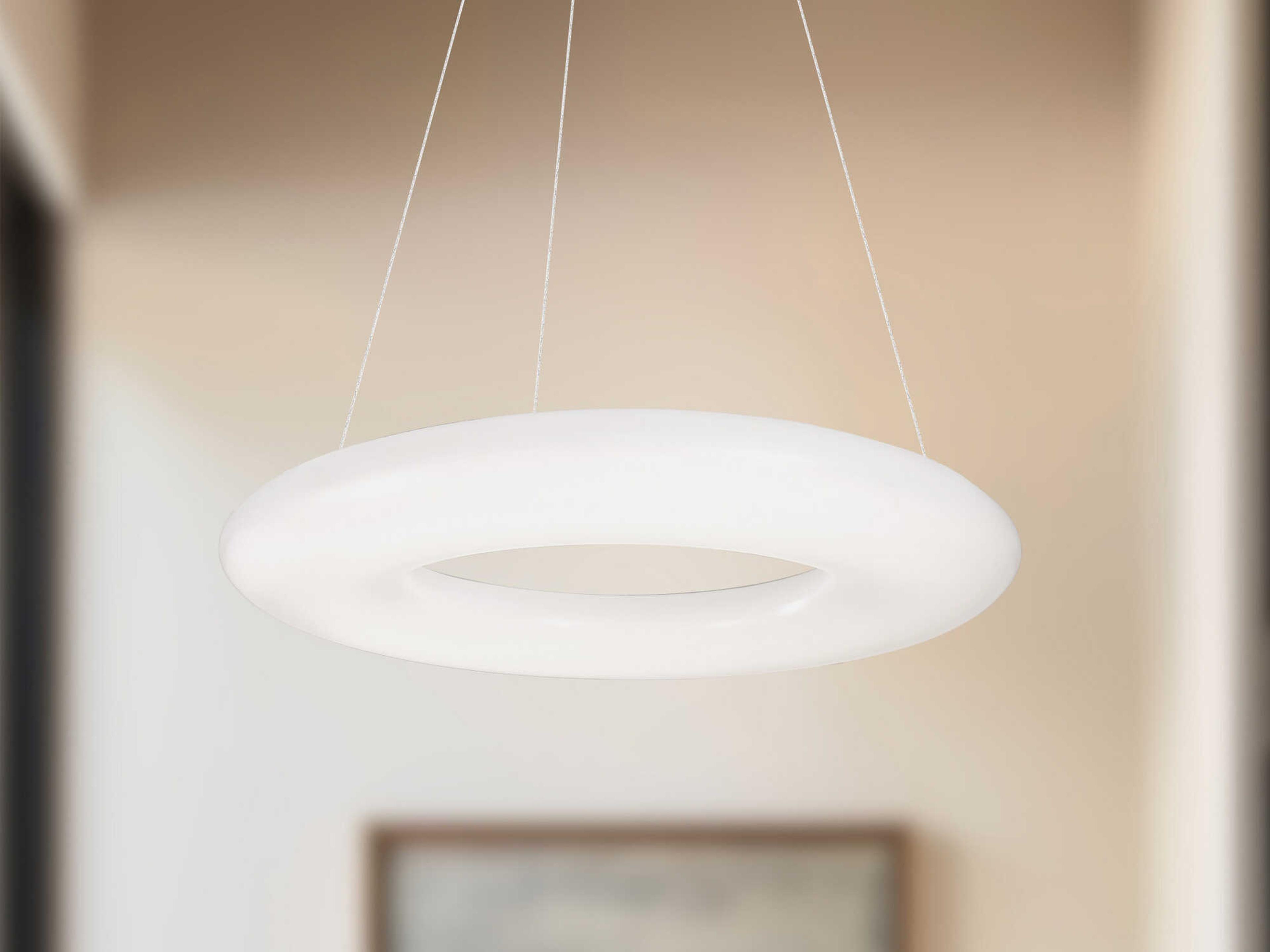 Kuzco Lighting Cumulus White Round Pendant