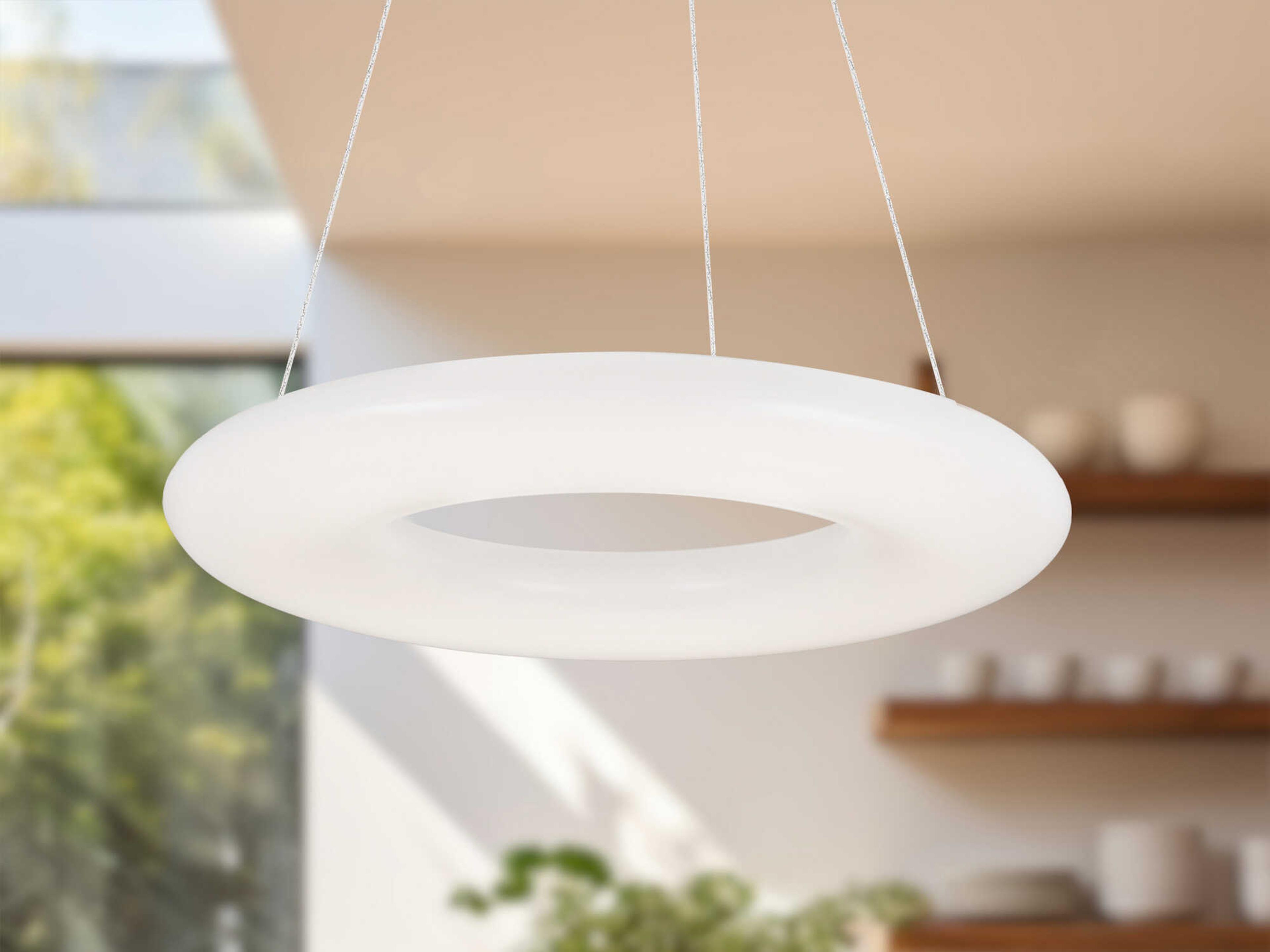 Kuzco Lighting Cumulus White Round Pendant