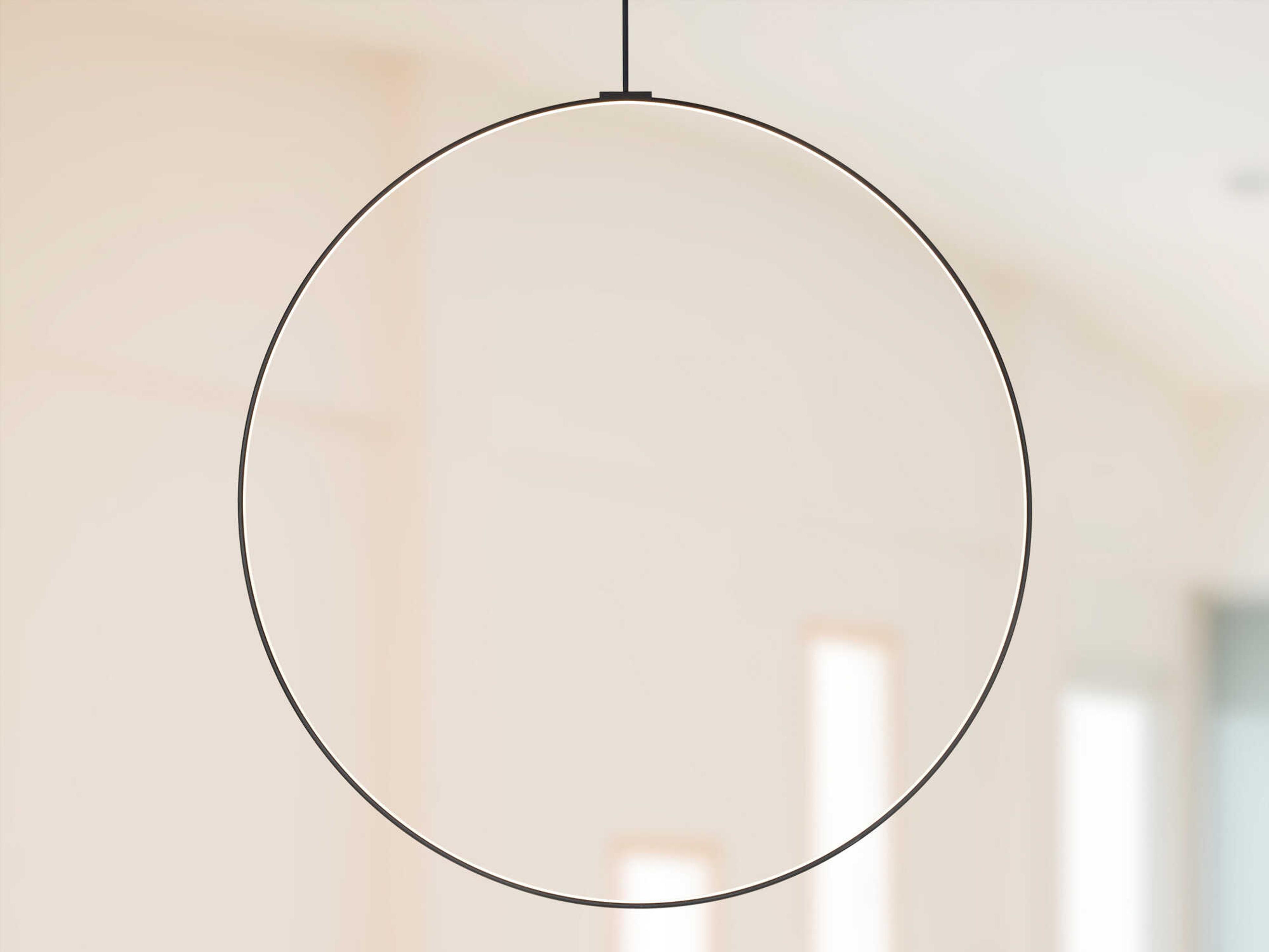 Kuzco Lighting Cirque Black Round Island Pendant