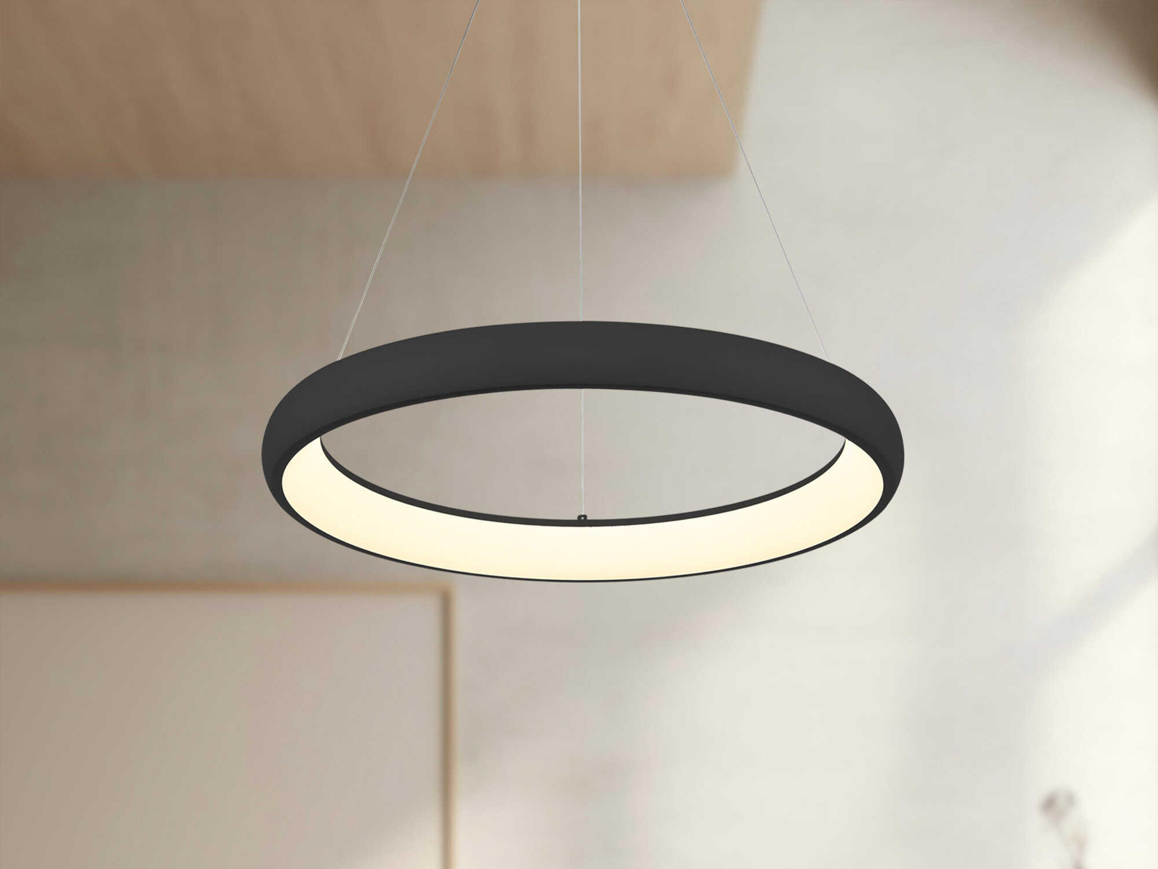 Kuzco Lighting Cortana Black Round Pendant