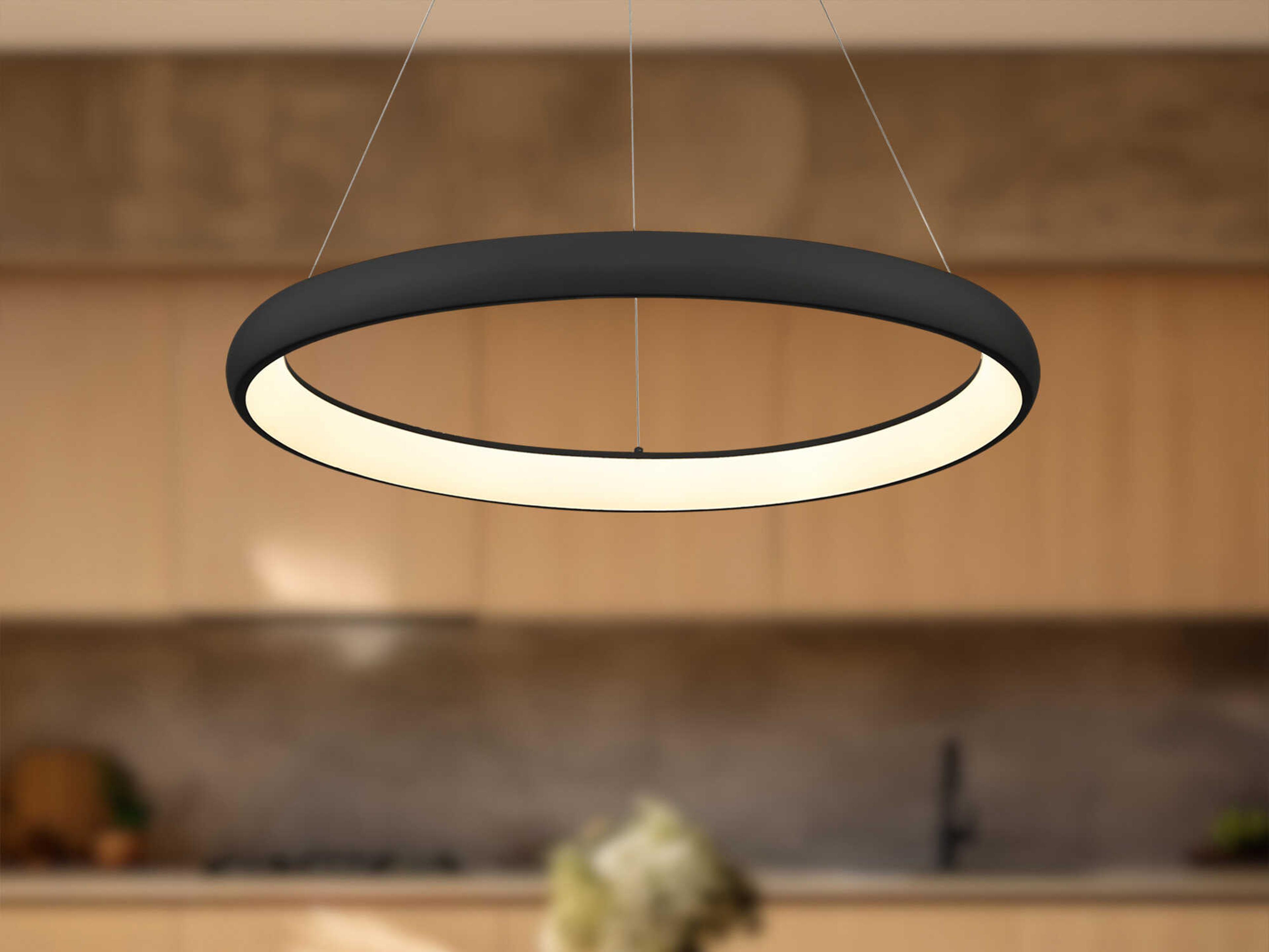 Kuzco Lighting Cortana Black Round Pendant