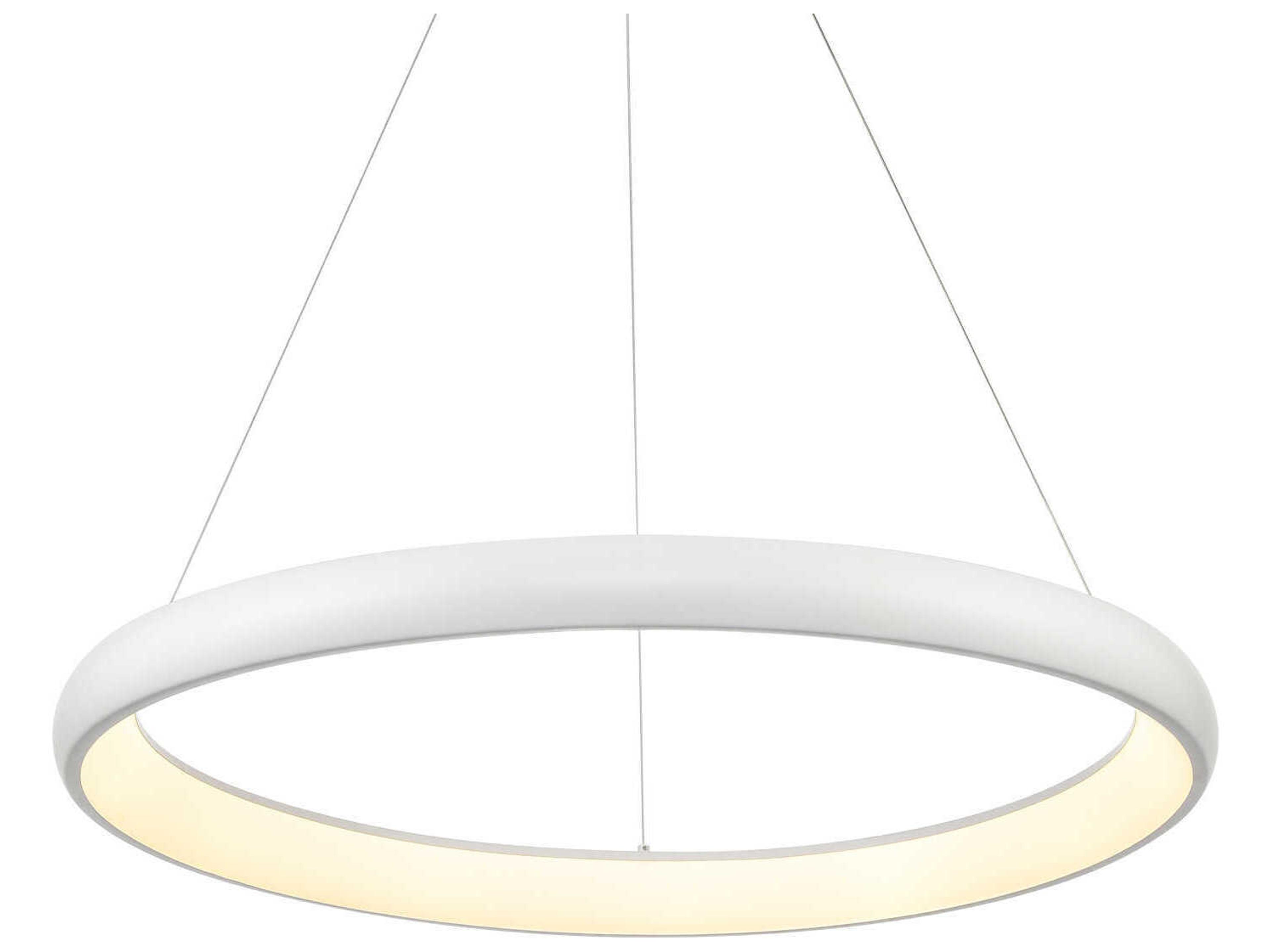 Cortana White Round Pendant