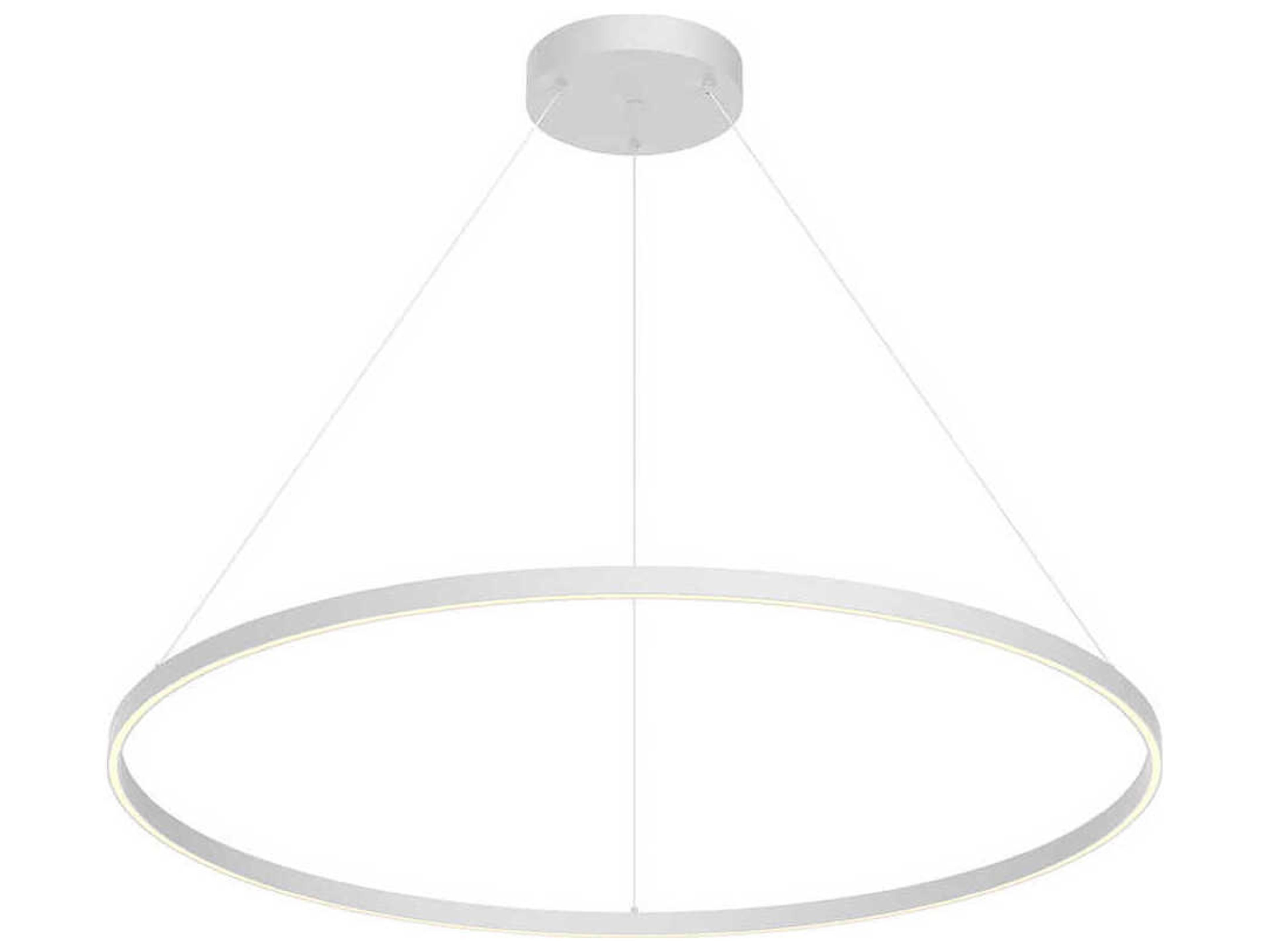Cerchio White Round Pendant