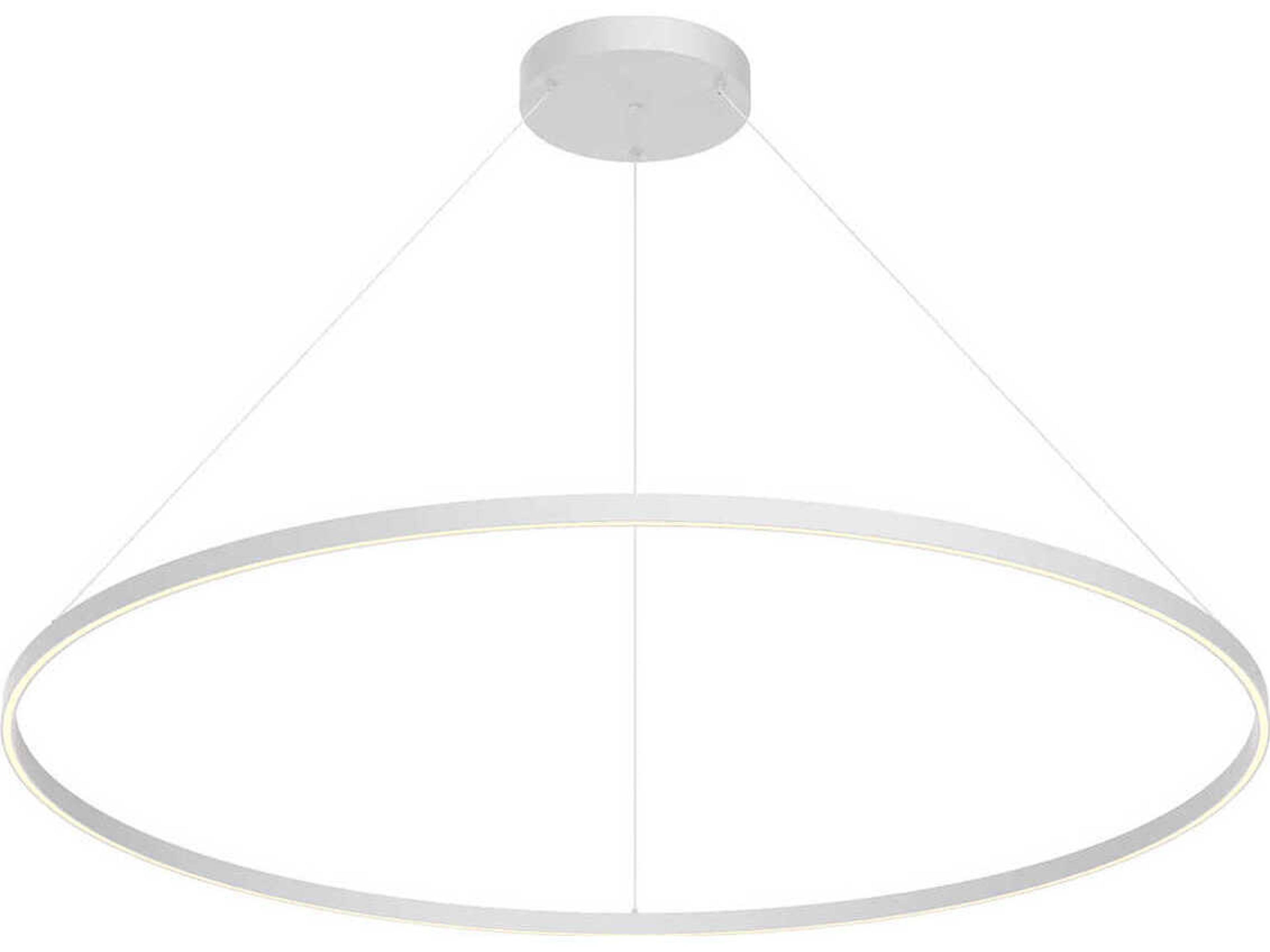 Cerchio White Round Pendant