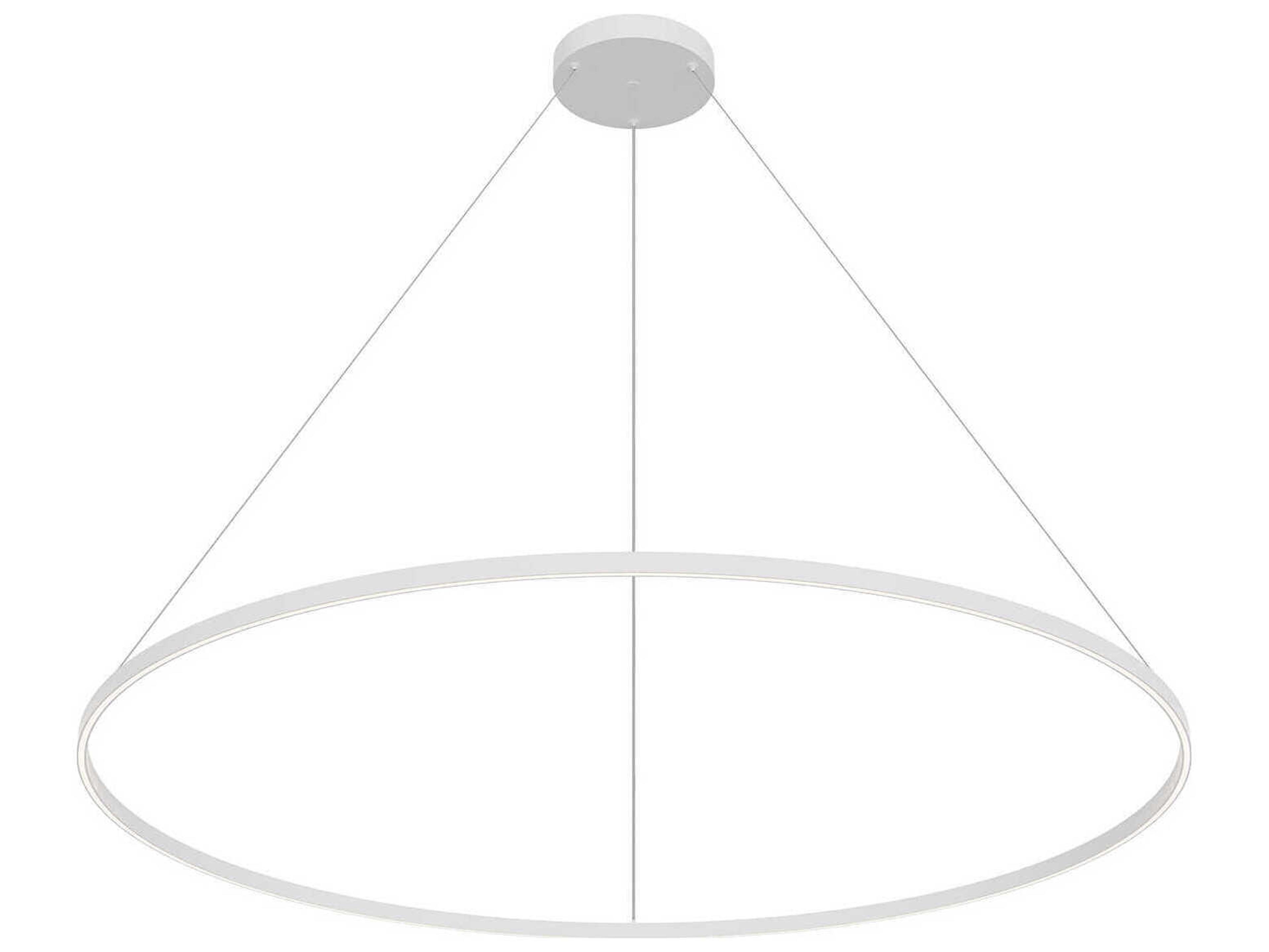 Cerchio White Round Pendant