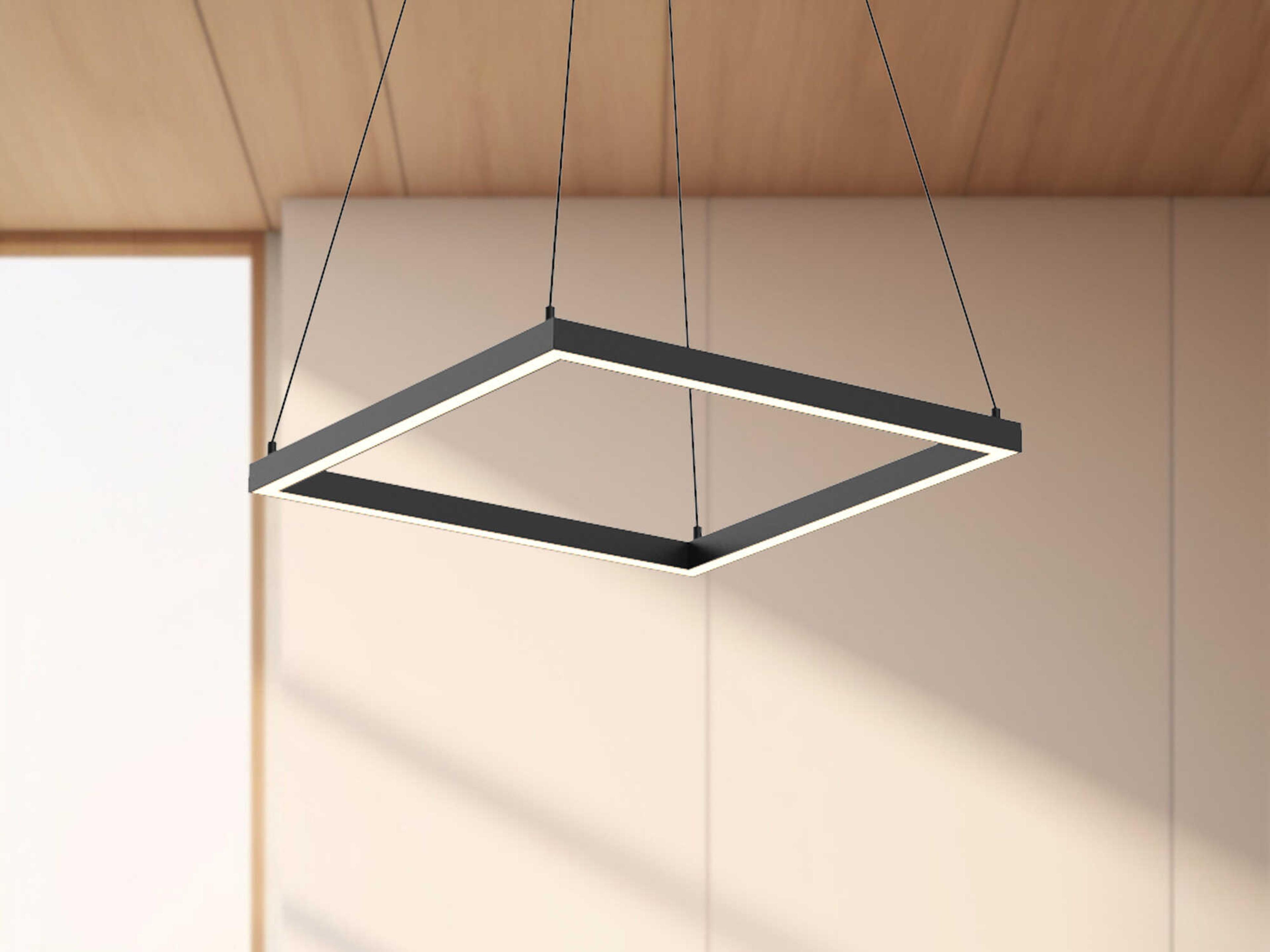 Kuzco Lighting Piazza Black Linear Pendant