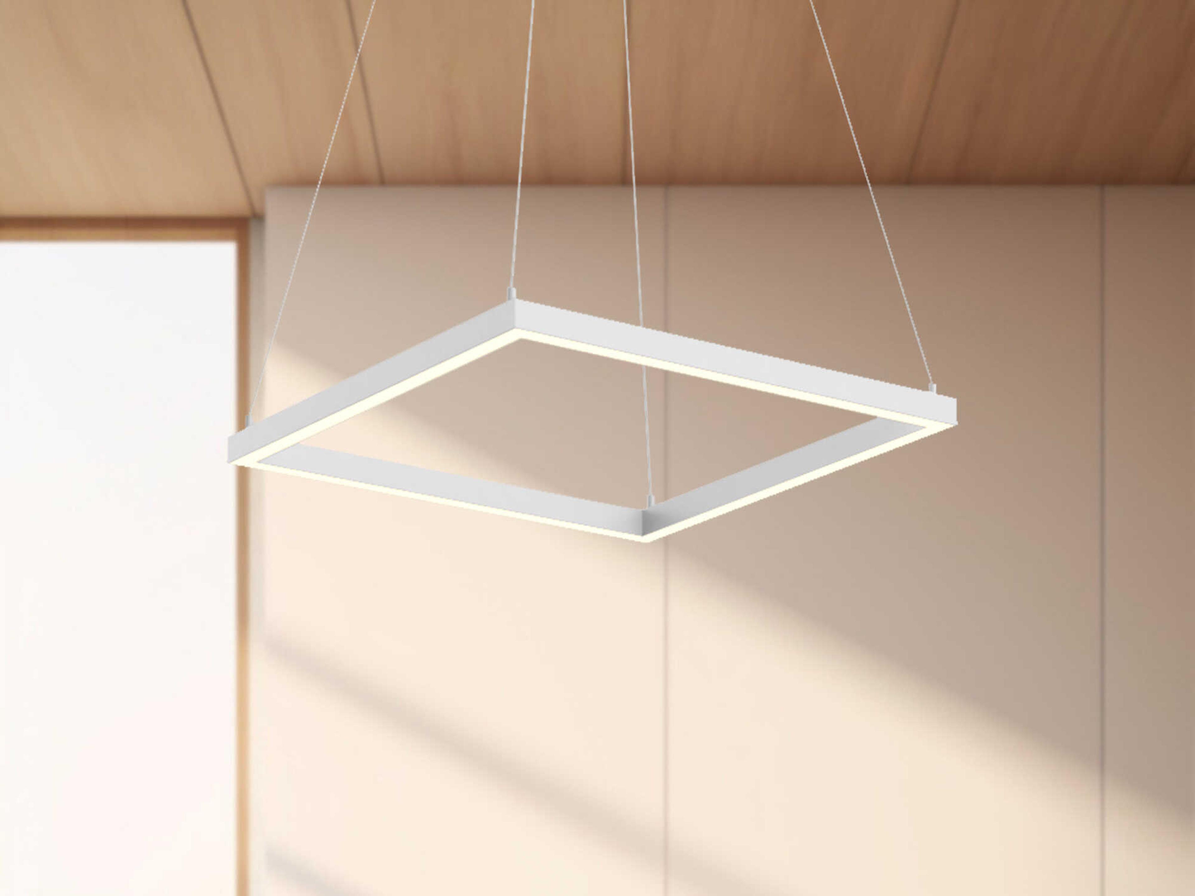 Kuzco Lighting Piazza White Linear Pendant