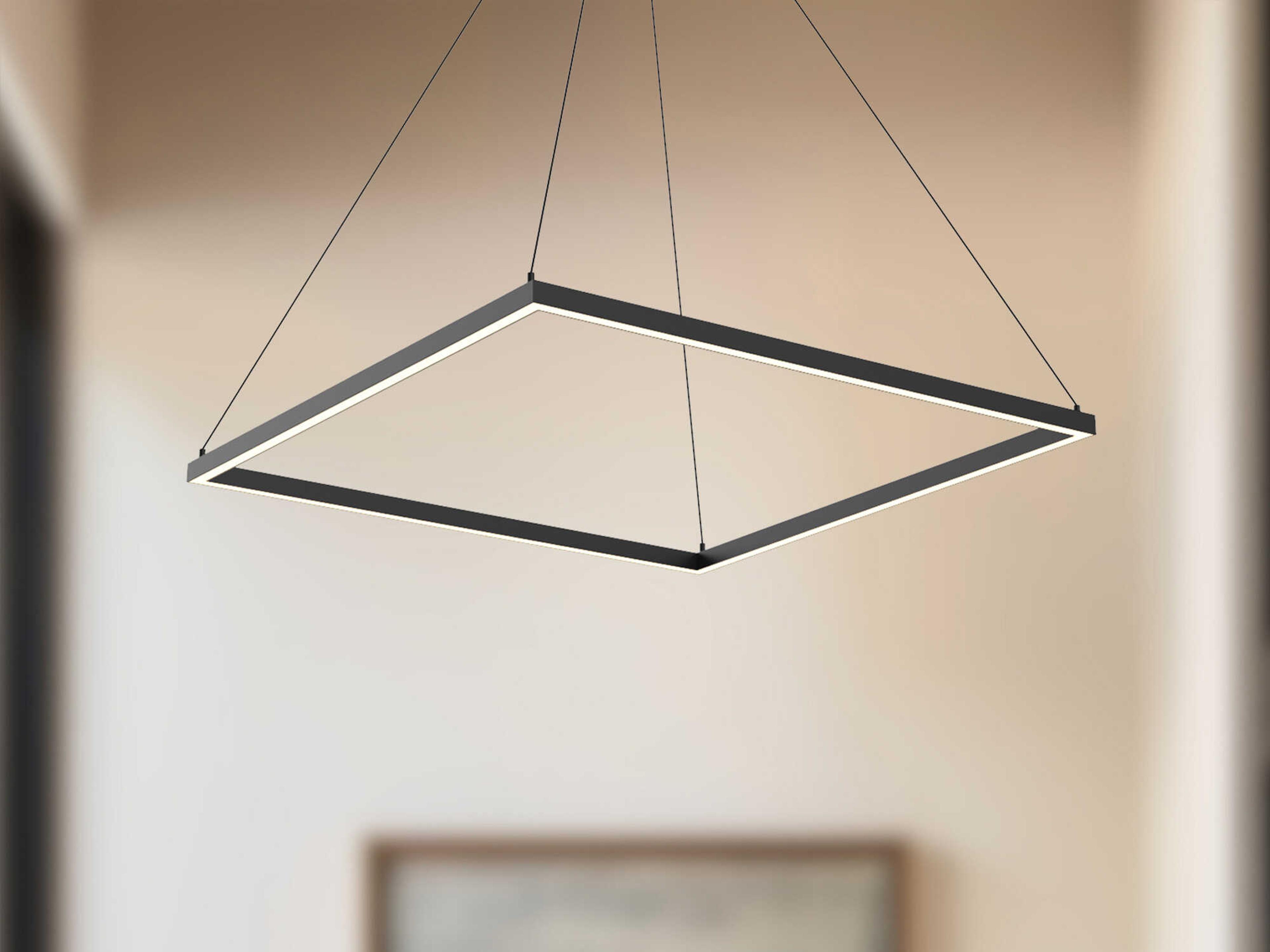 Kuzco Lighting Piazza Black Linear Pendant