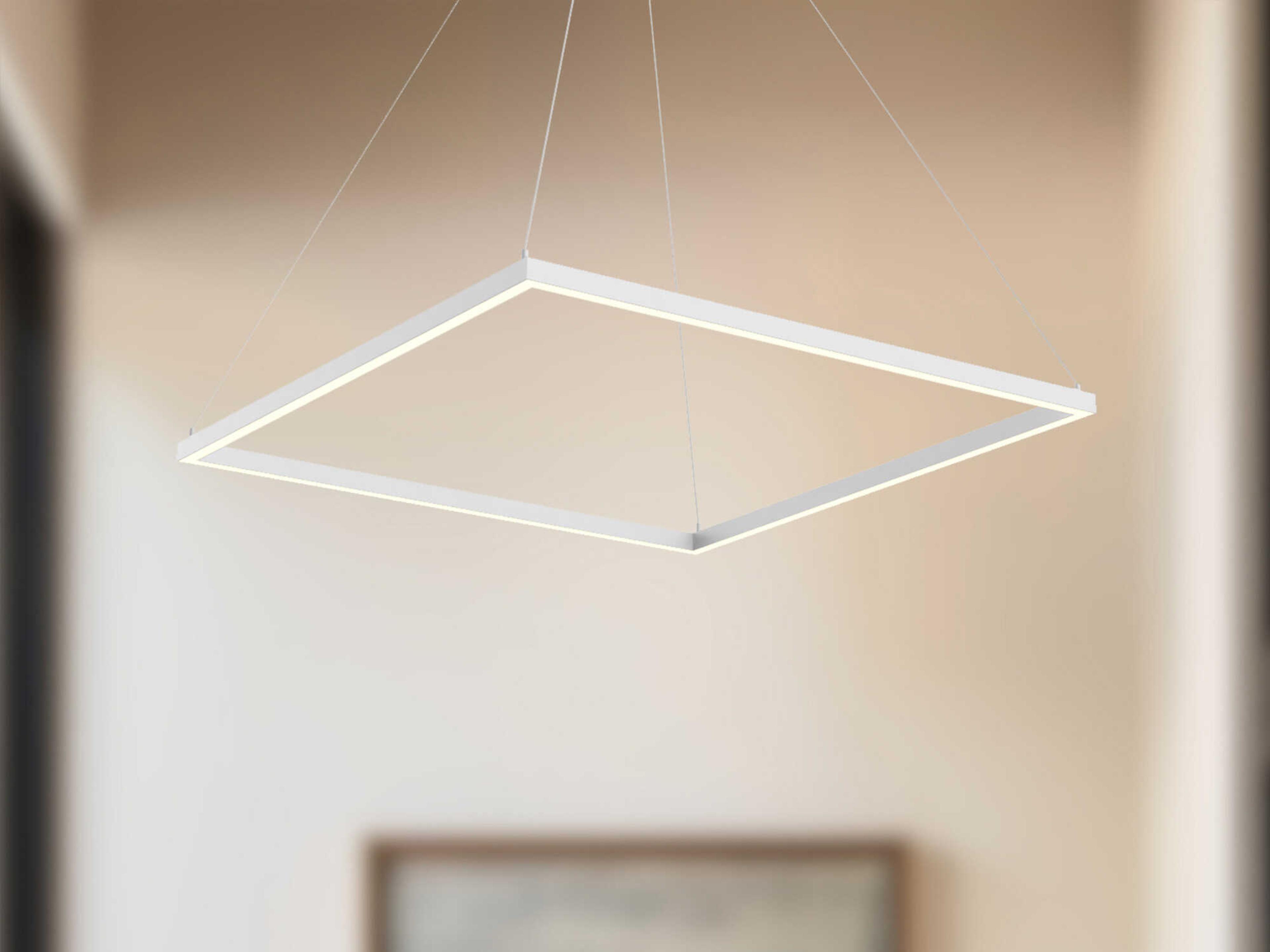 Kuzco Lighting Piazza White Linear Pendant