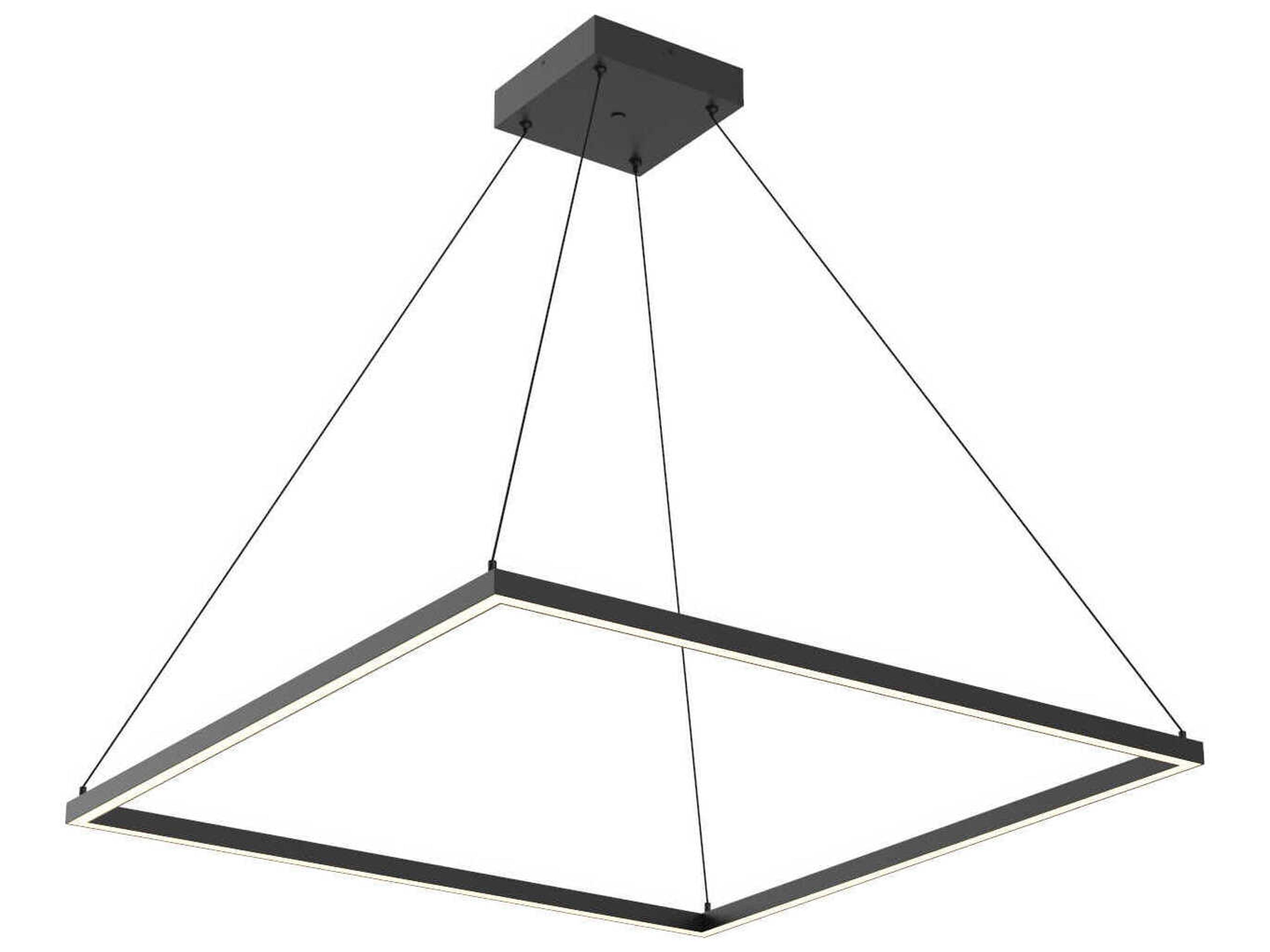 Piazza Black Linear Pendant