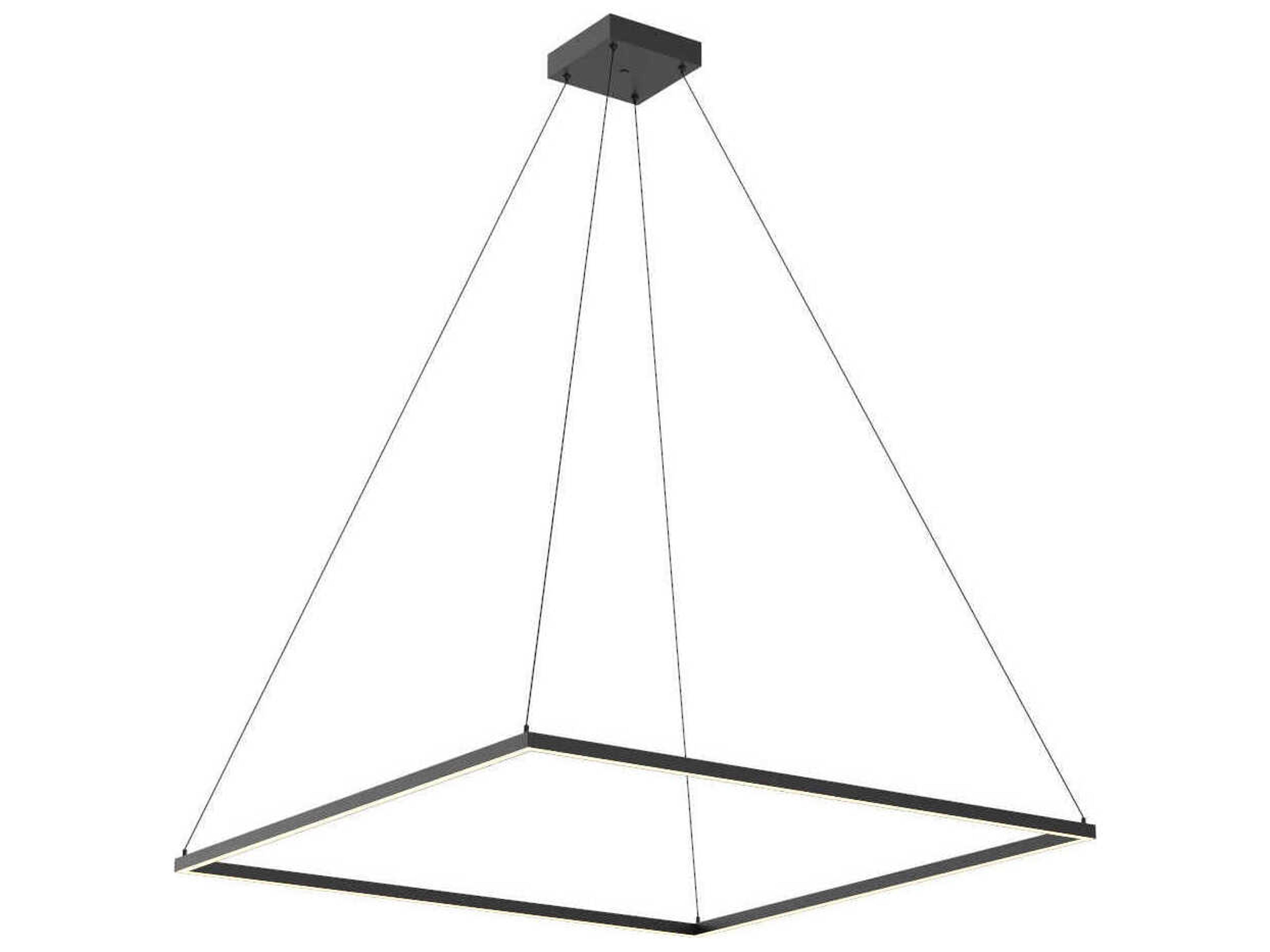 Piazza Black Linear Pendant