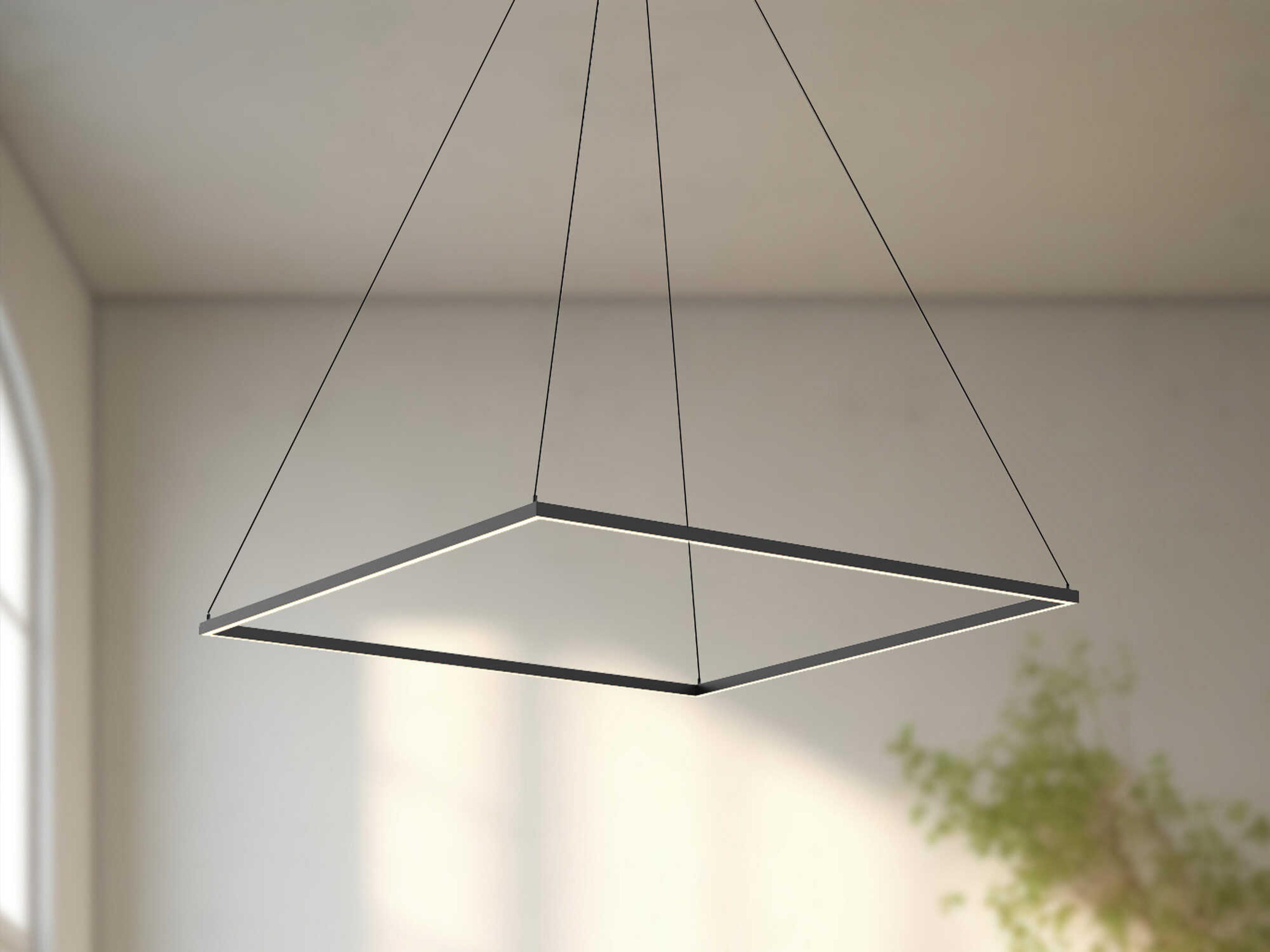 Kuzco Lighting Piazza Black Linear Pendant