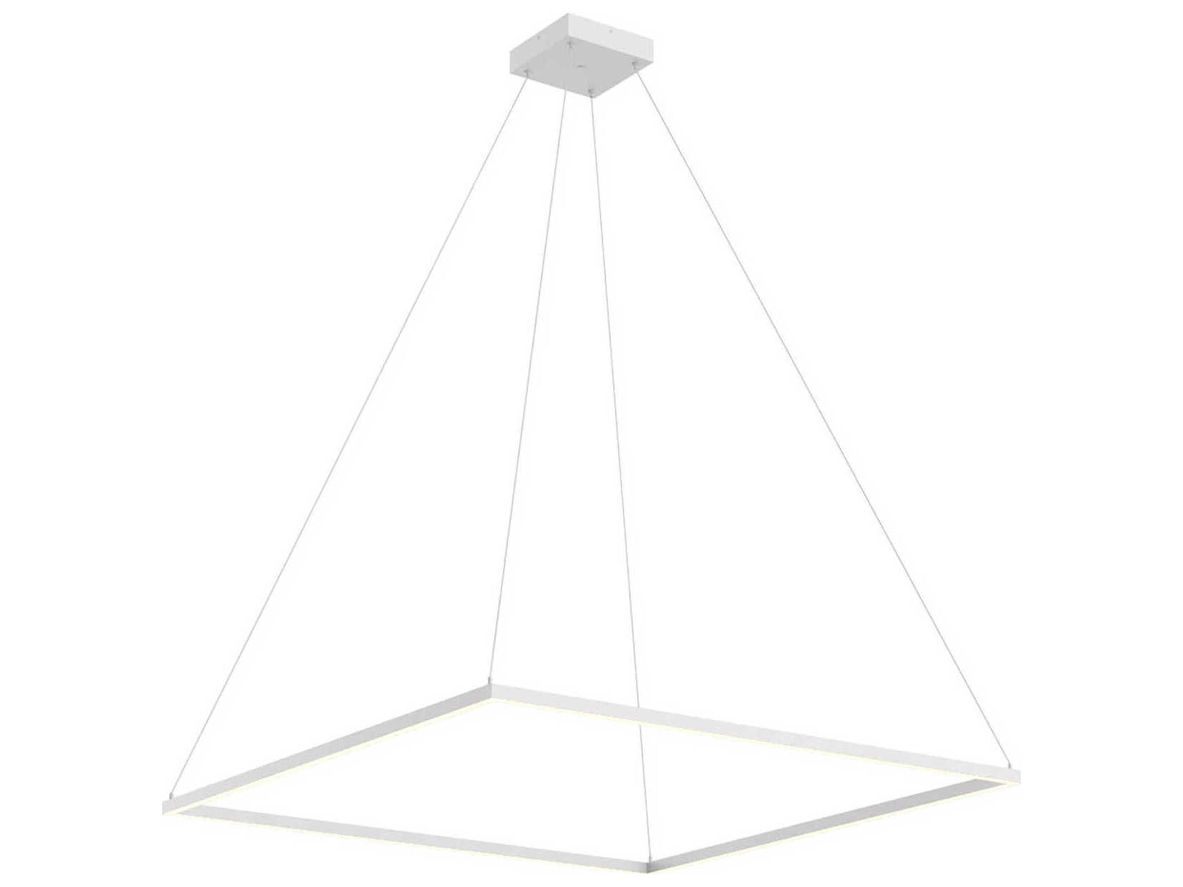 Piazza White Linear Pendant