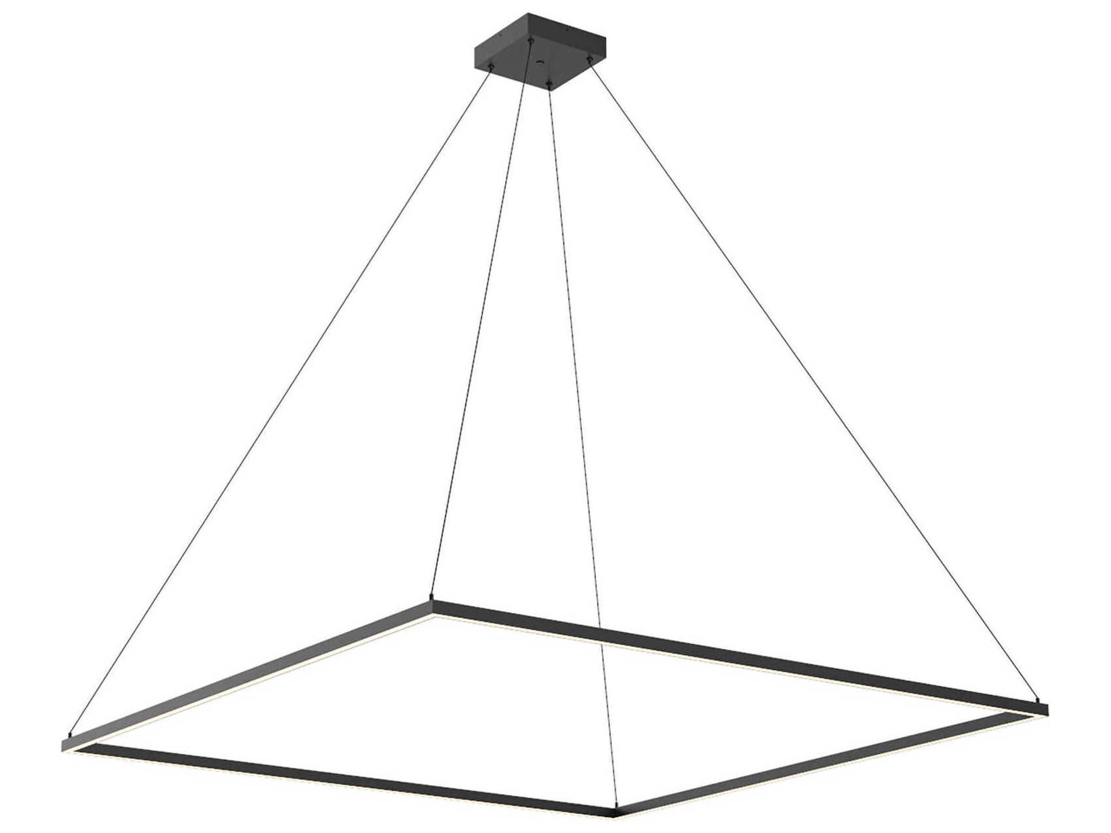 Piazza Black Linear Pendant