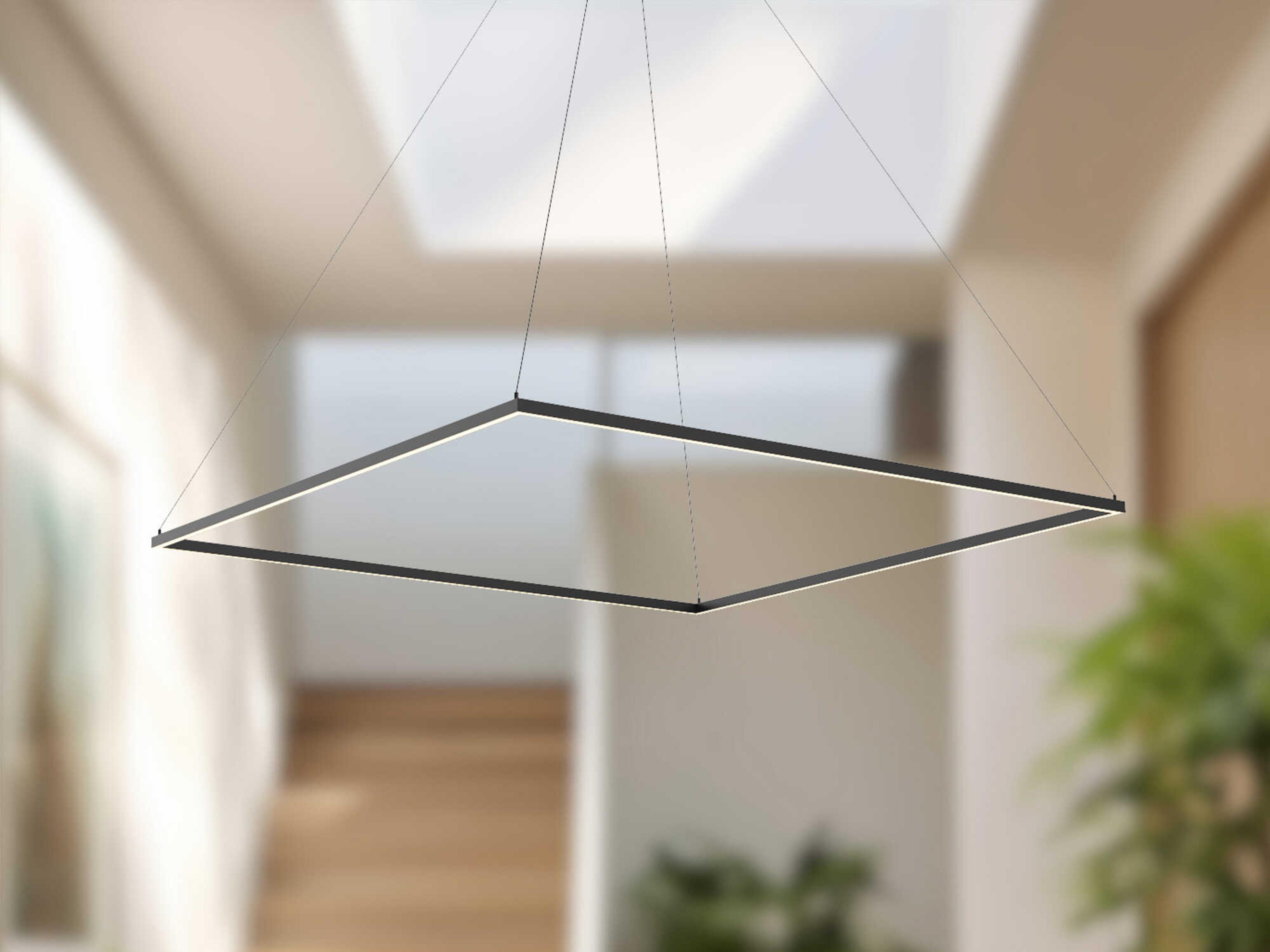 Kuzco Lighting Piazza Black Linear Pendant