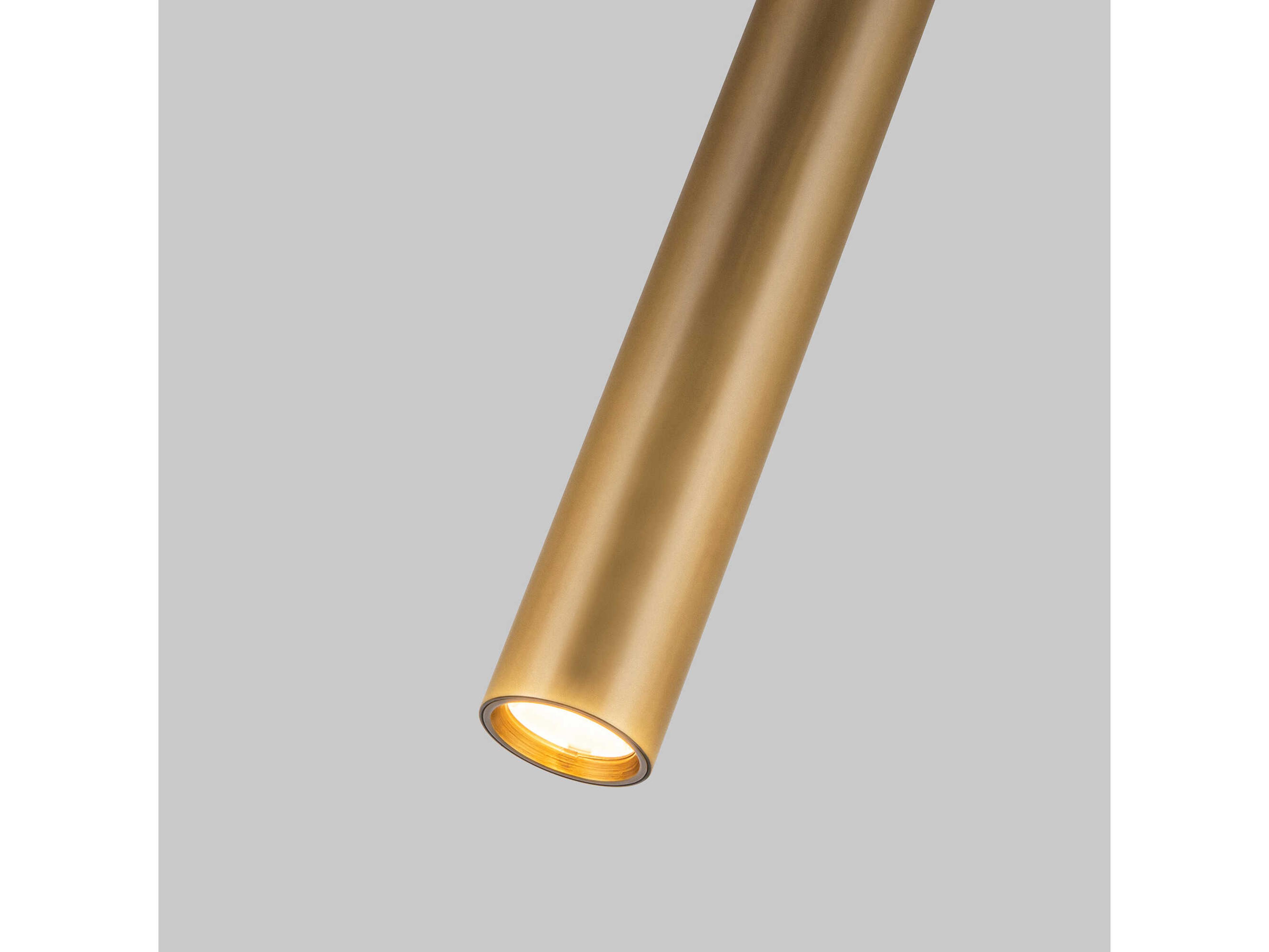 Kuzco Lighting Mason Vintage Brass Cylinder Mini Pendant