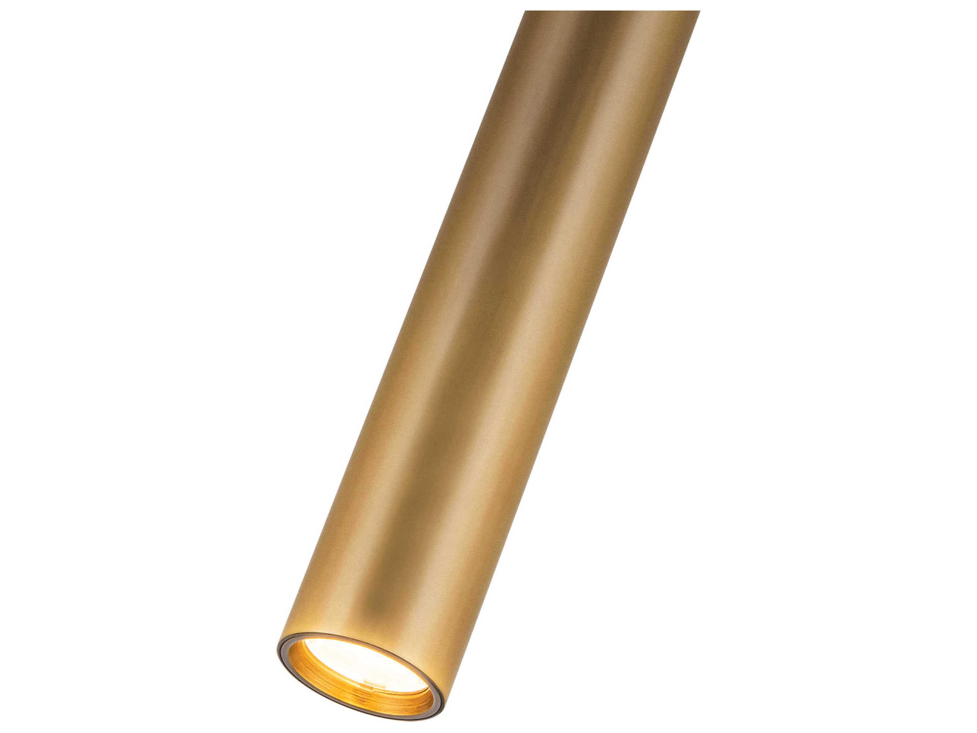 Kuzco Lighting Mason Vintage Brass Cylinder Mini Pendant