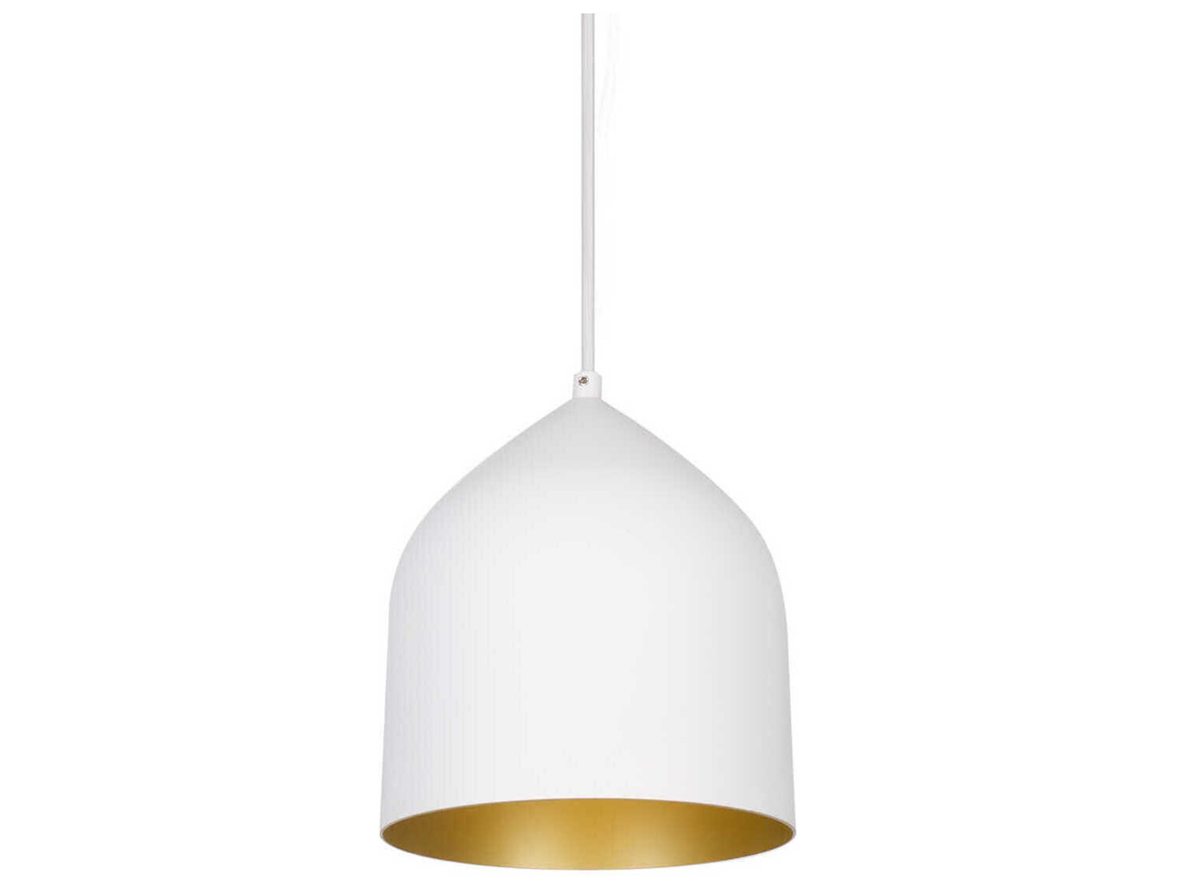 Helena White Gold Bell Mini Pendant