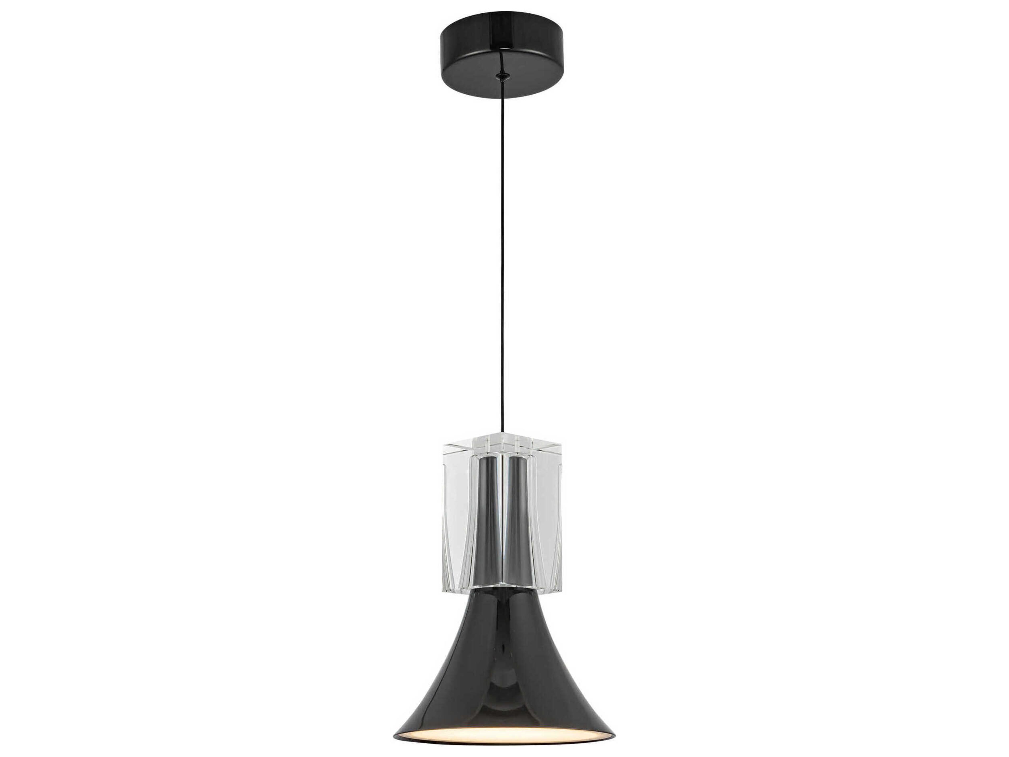 Floe Glossy Black Mini Pendant